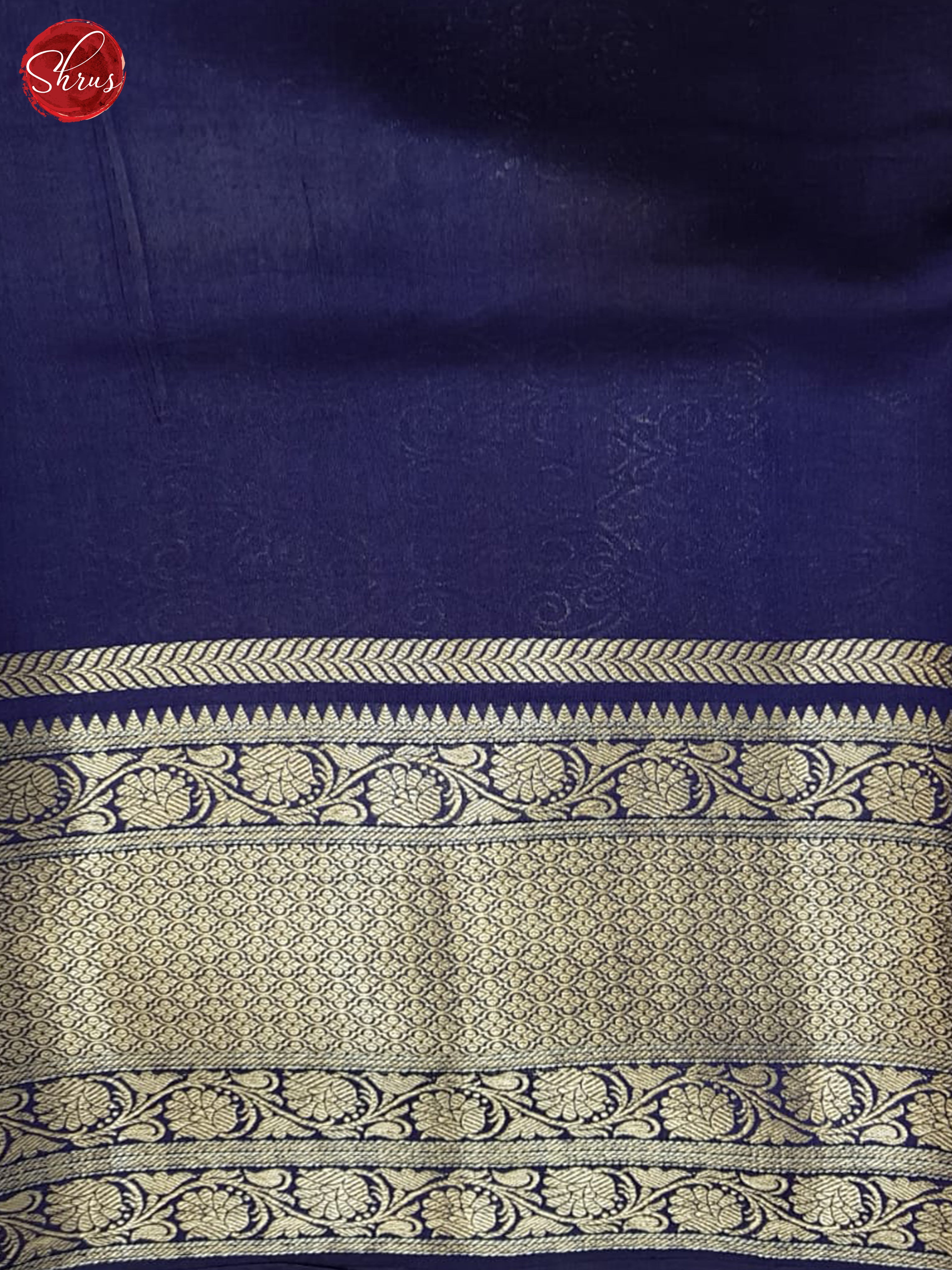 Black And Blue- Tussar Saree - Shop on ShrusEternity.com