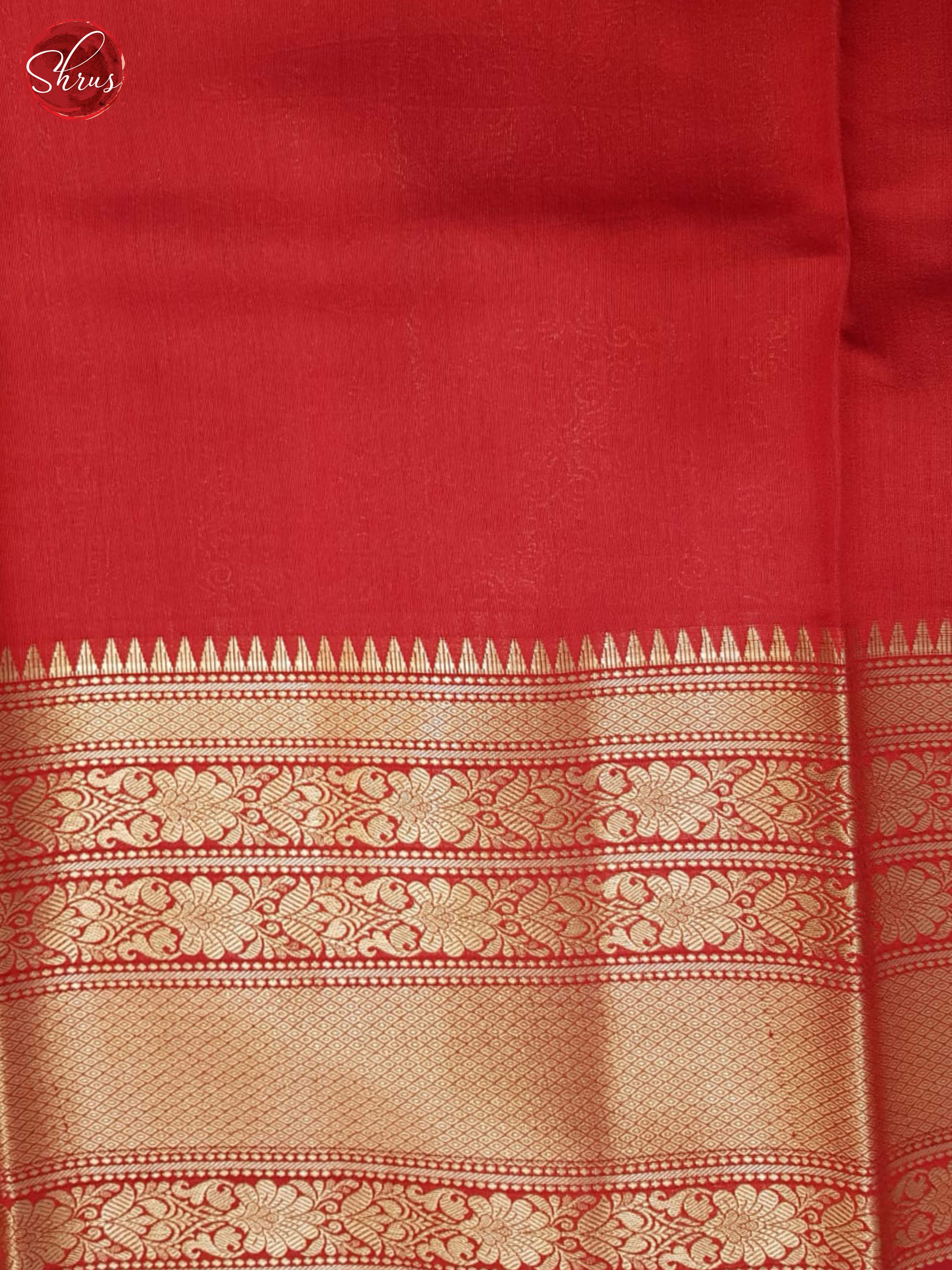Black And Red- Tussar Saree - Shop on ShrusEternity.com