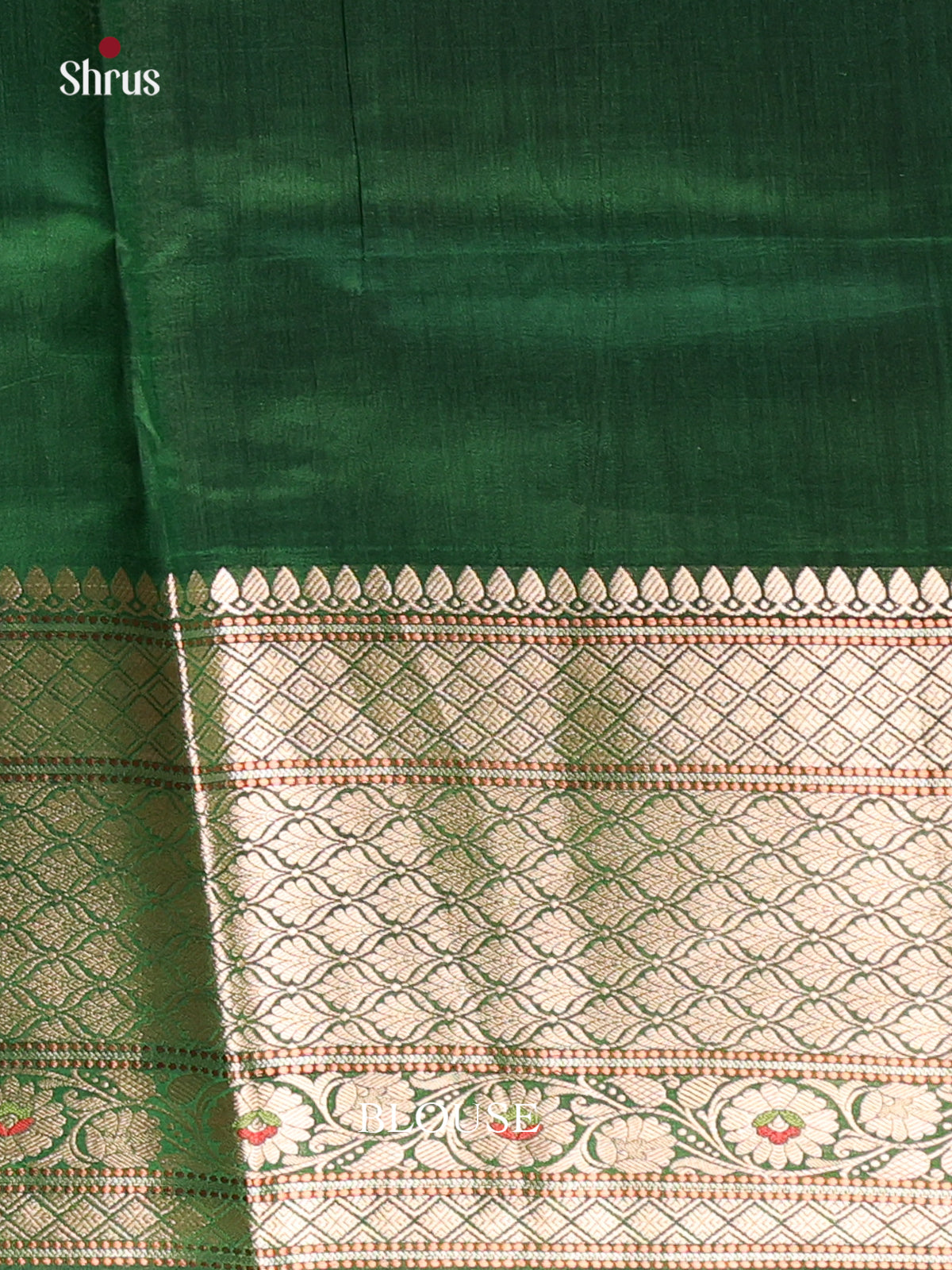 Purple & Green - Tussar Saree