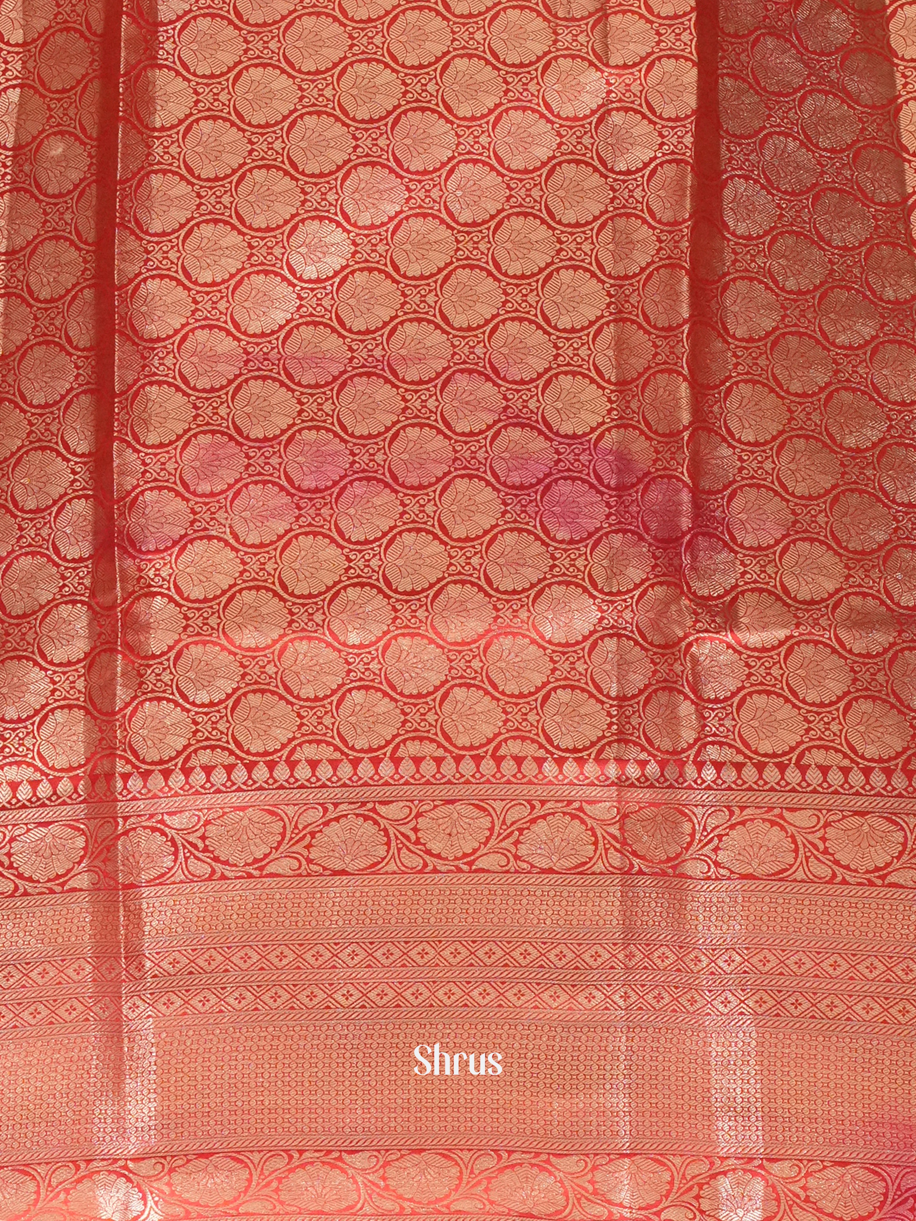 Black & Red - Tussar Saree