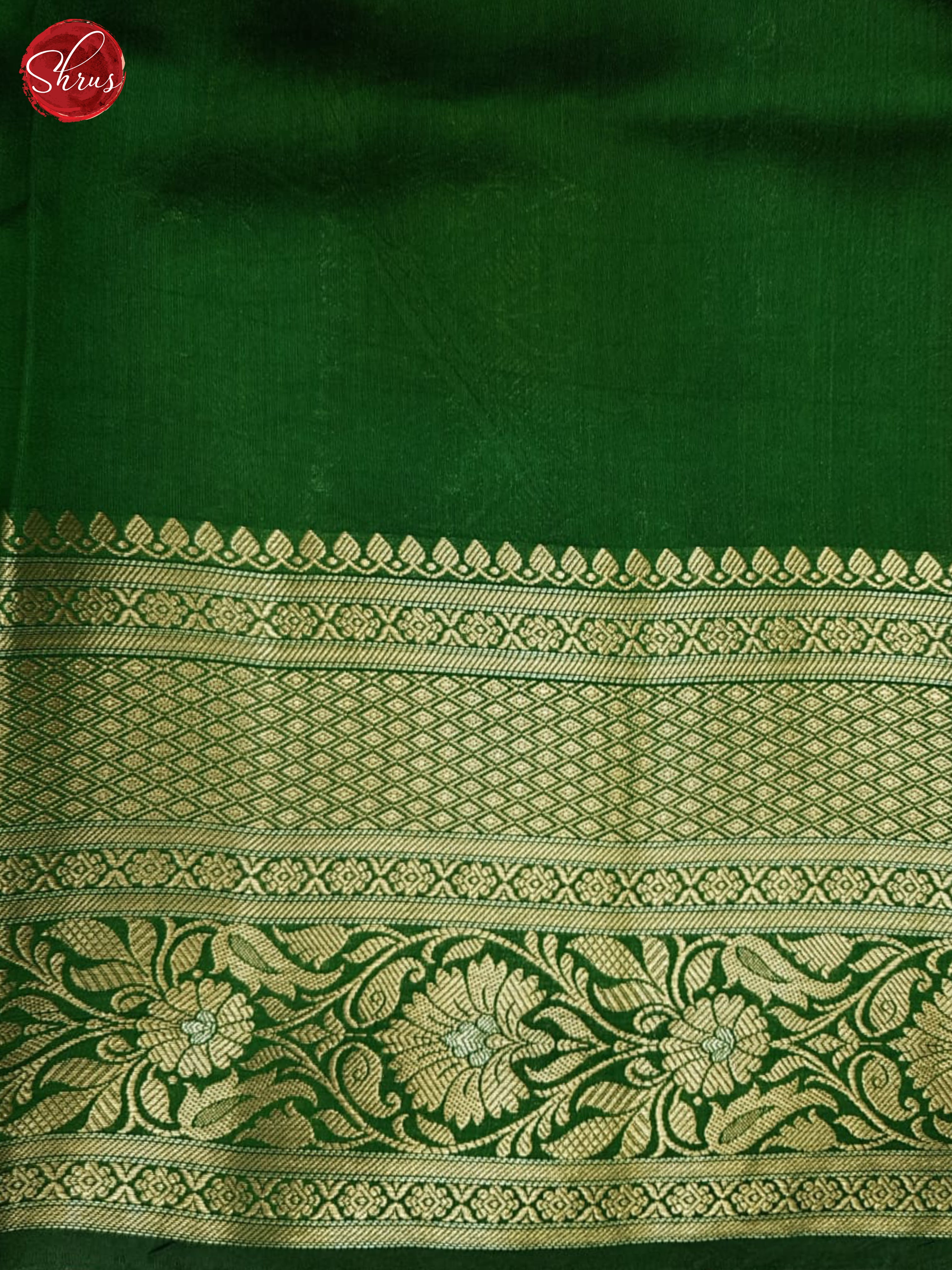 Red & Green - Tussar Saree - Shop on ShrusEternity.com