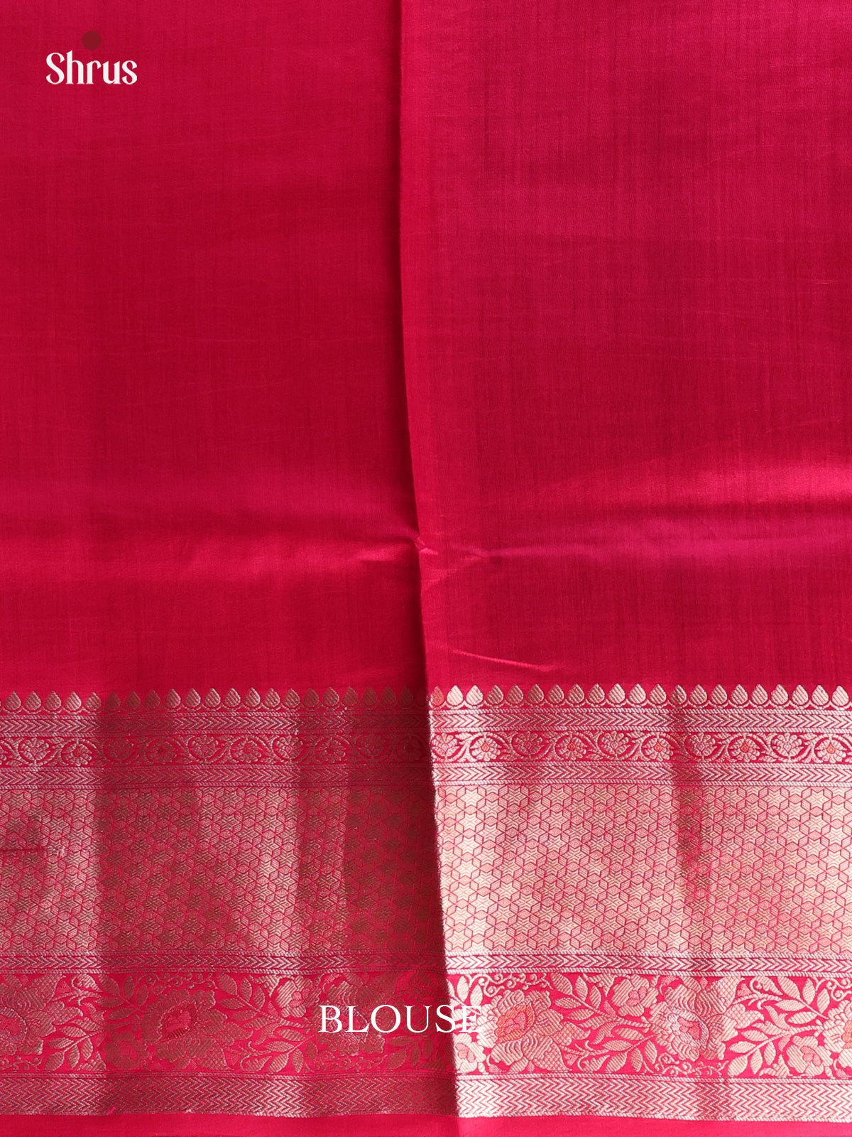 Violet & maroon - Tussar Saree