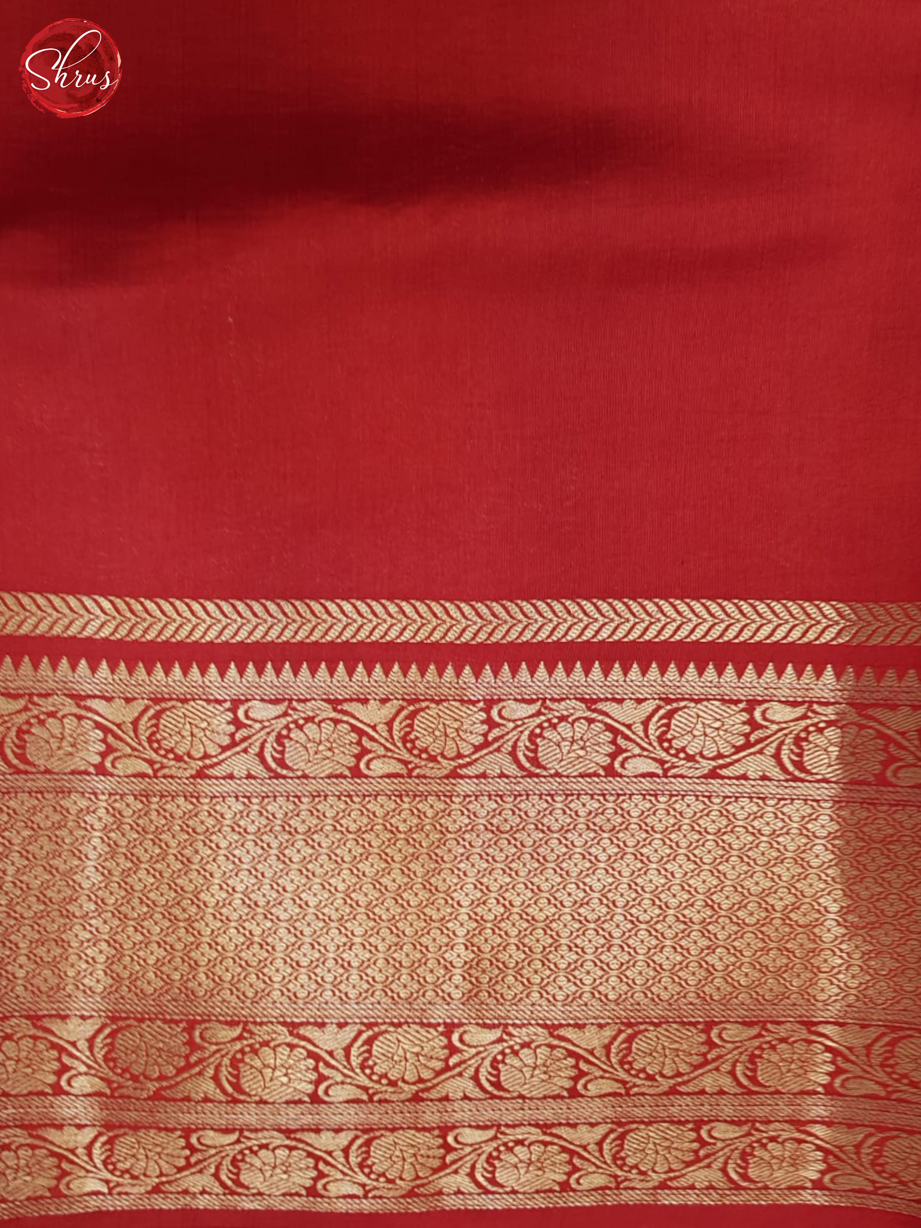 Black & Red  - Tussar Saree - Shop on ShrusEternity.com