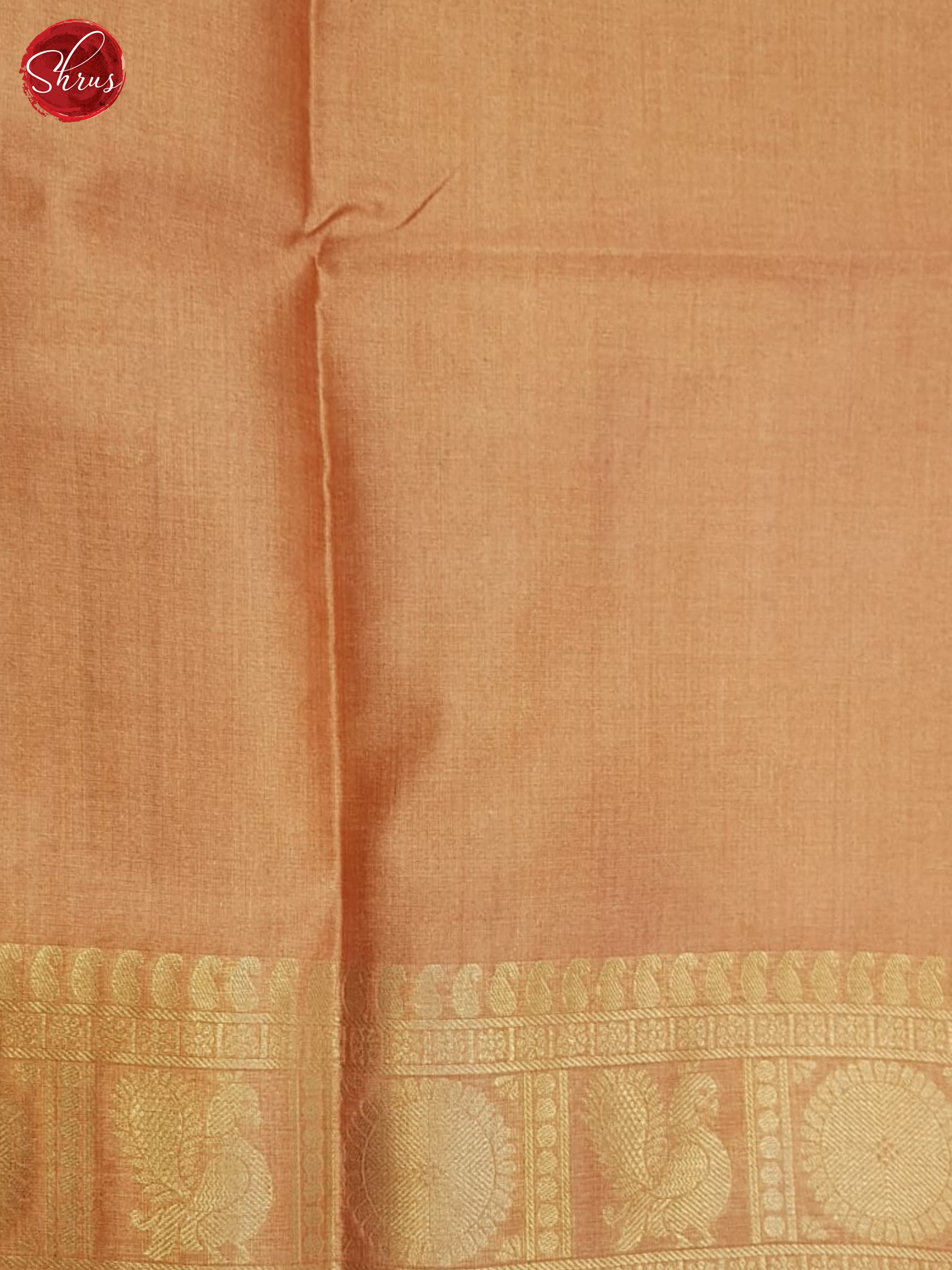 Pale Orange(SIngle Tone)- Semi Silkcotton Saree - Shop on ShrusEternity.com
