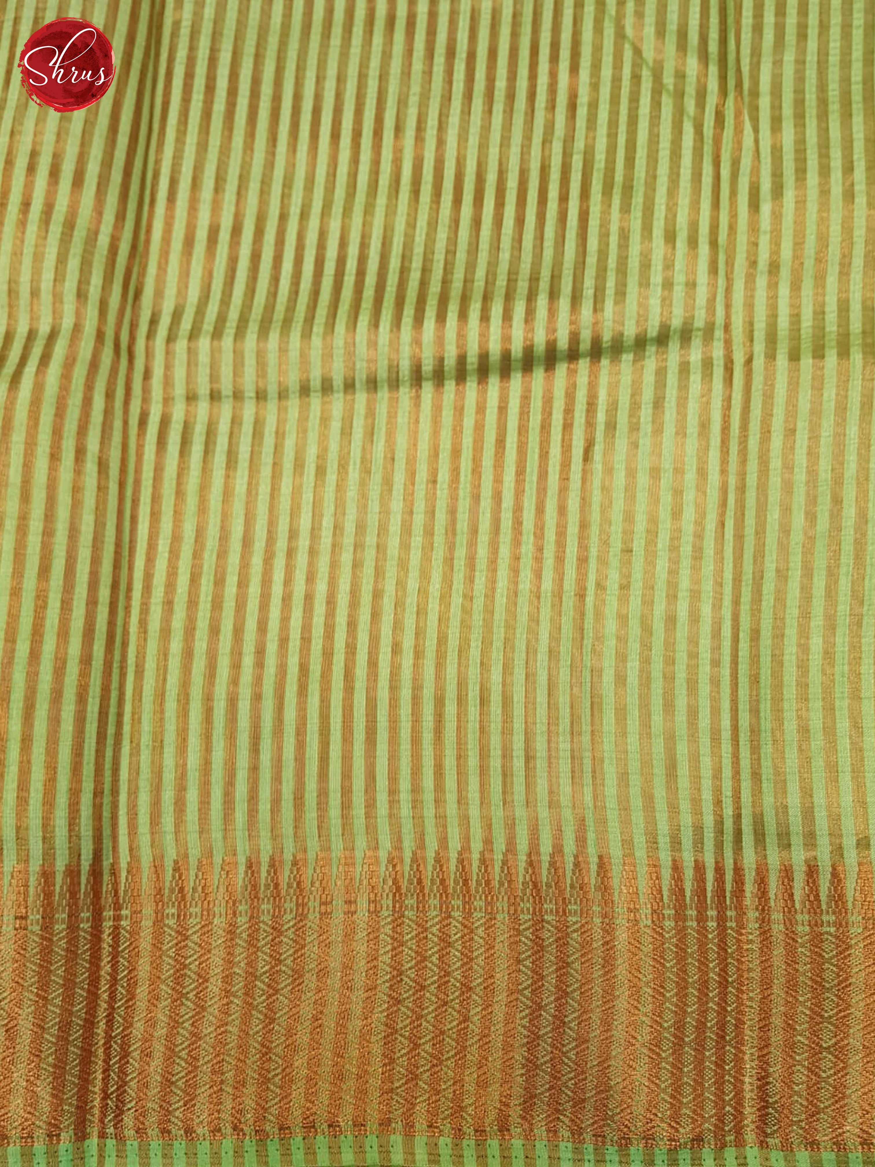 Green(Single Tone) - Semi Dupion Saree - Shop on ShrusEternity.com