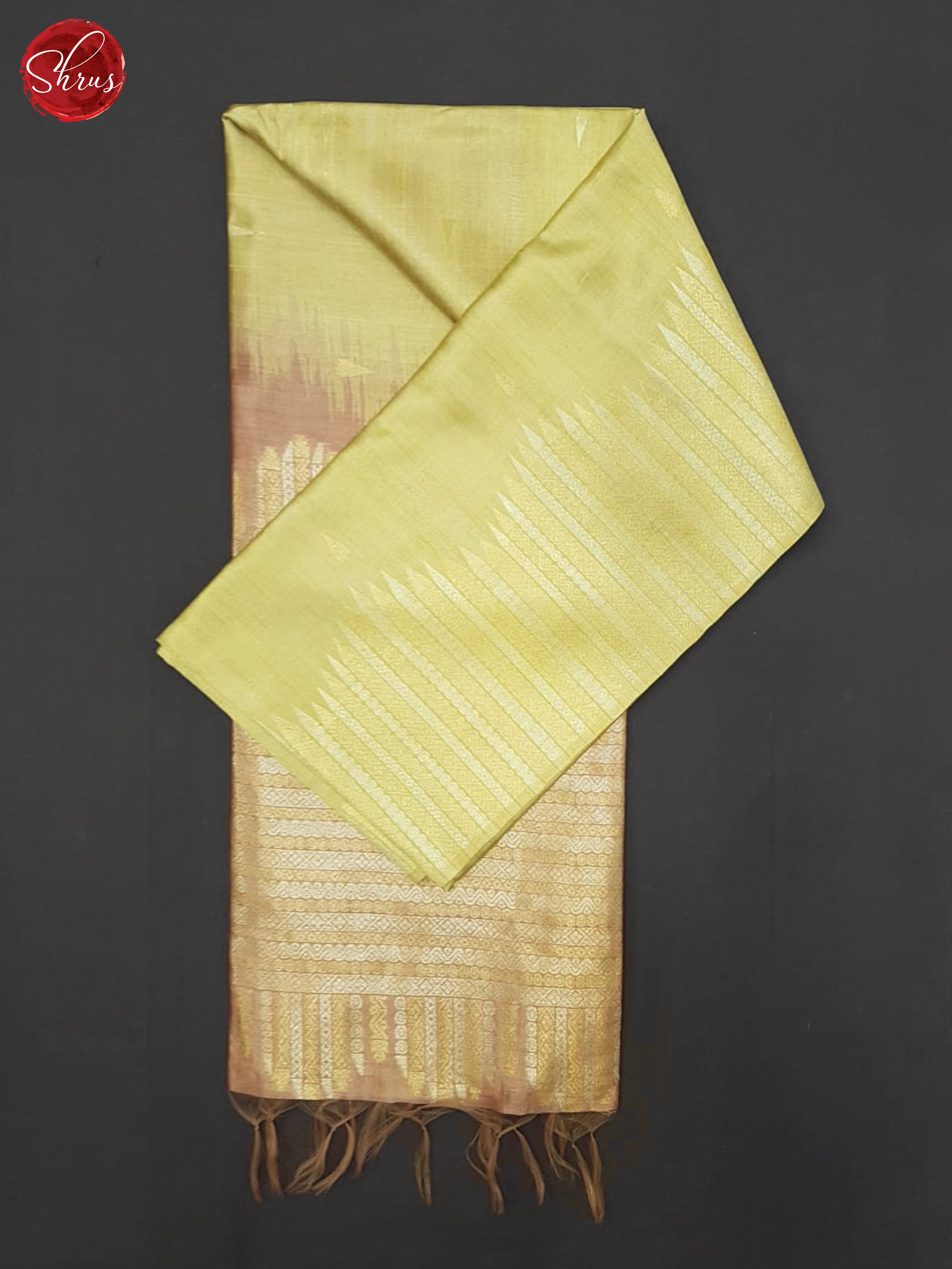 Green & Onion Pink - Semi Silkcotton Saree - Shop on ShrusEternity.com