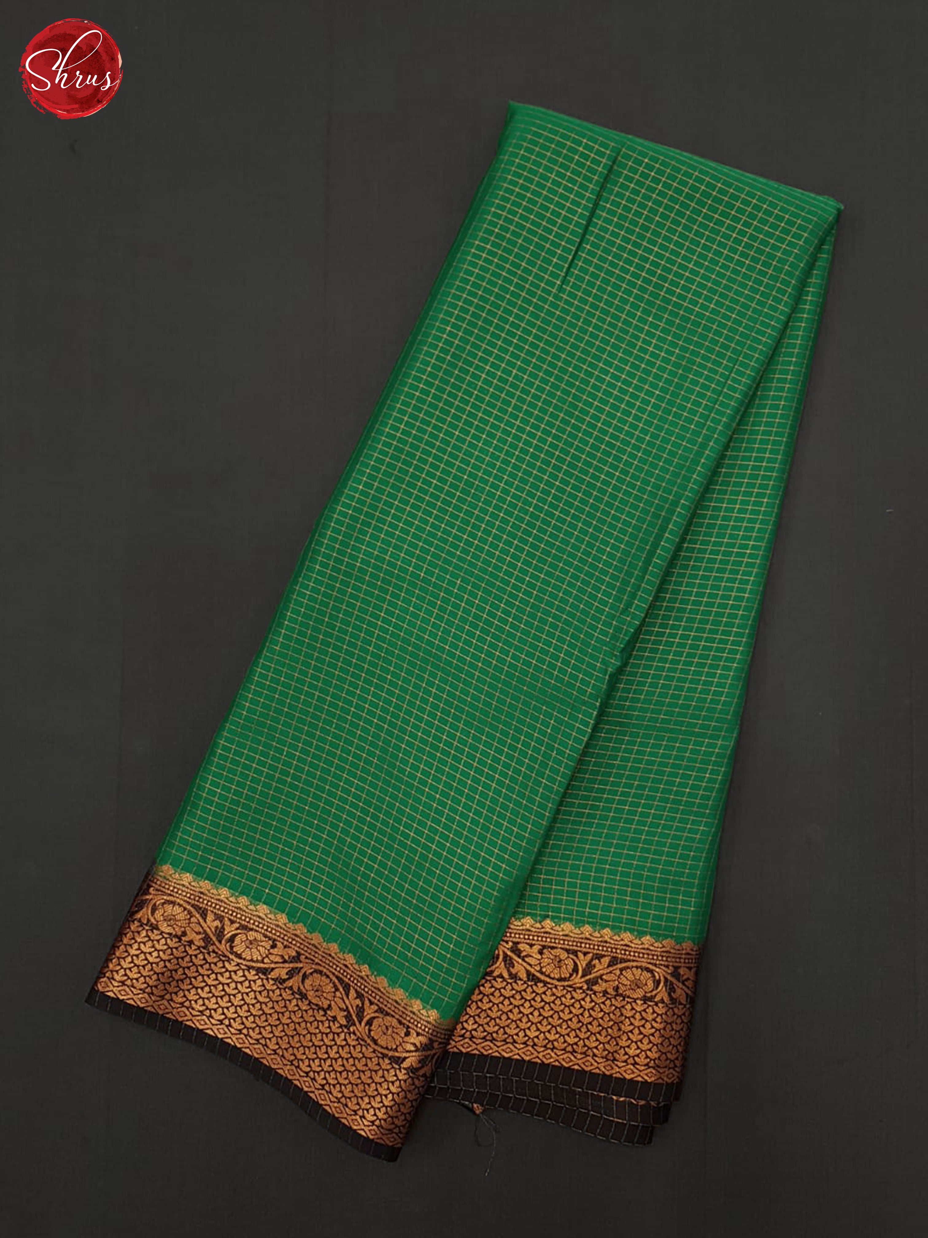 Green & Blue - Semi Softsilk Saree - Shop on ShrusEternity.com