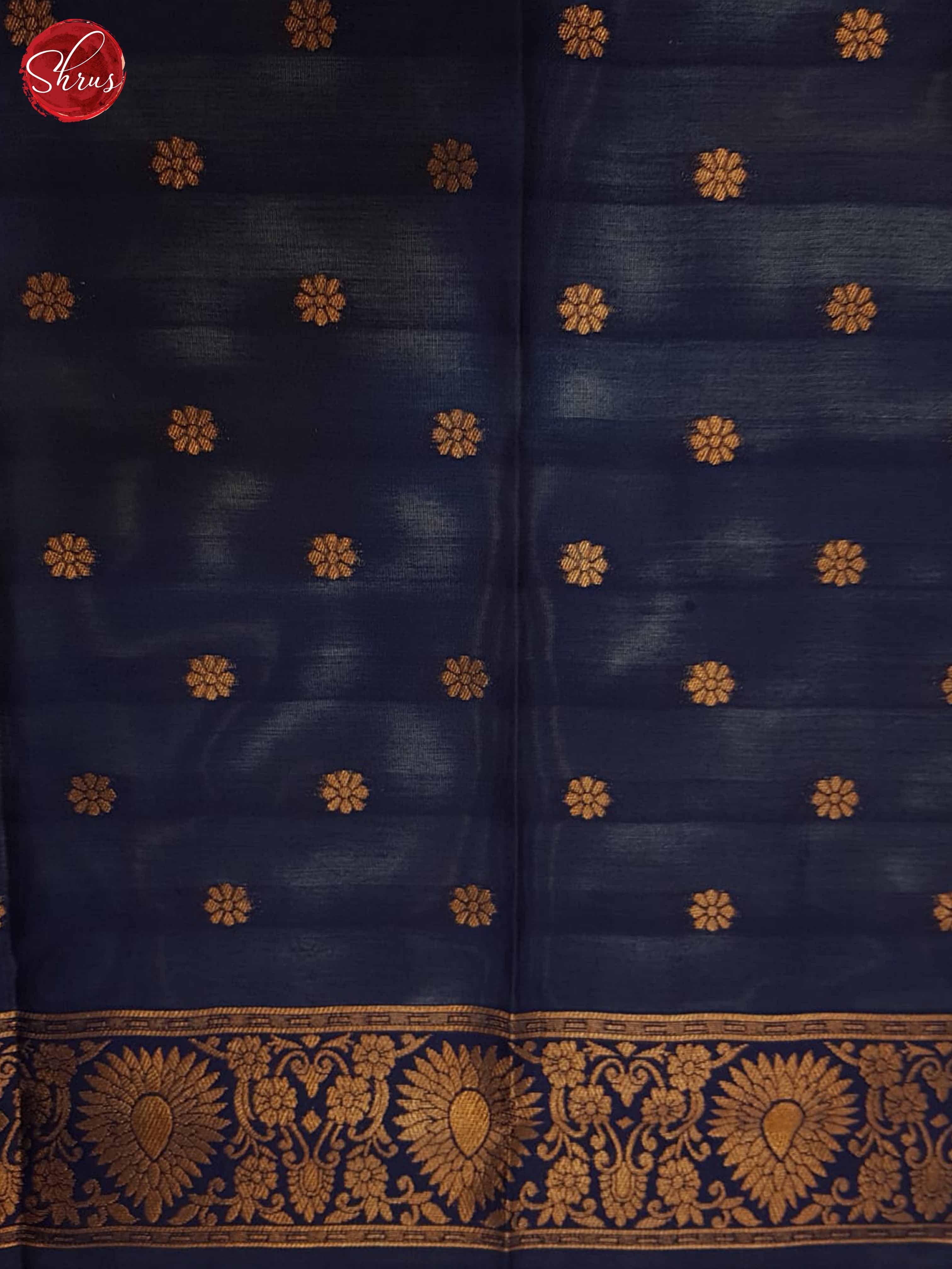 Light Blue And Blue- Semi Soft Silk Saree - Shop on ShrusEternity.com