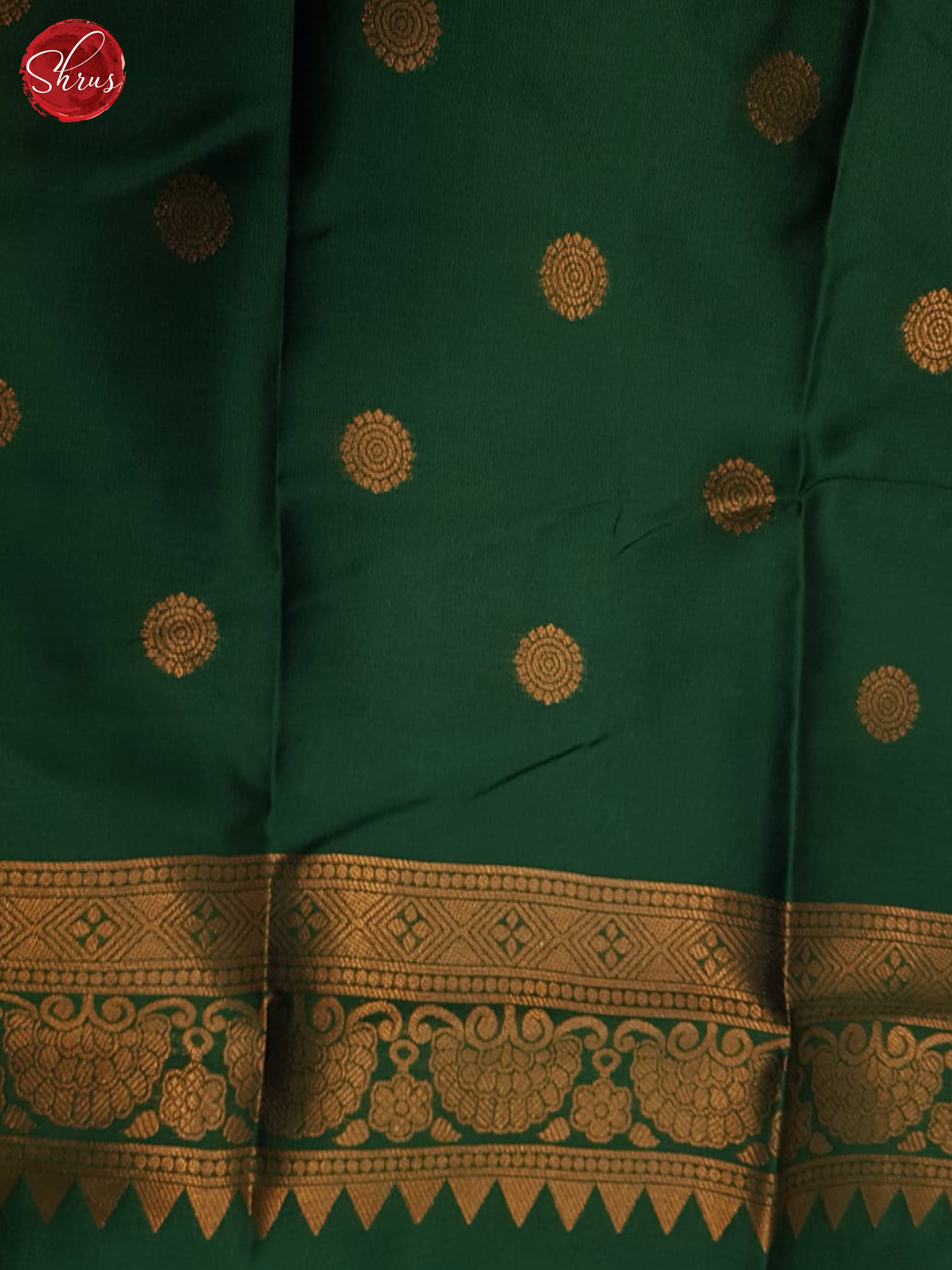 Elachi Green And Green- Semi Soft Silk saree - Shop on ShrusEternity.com