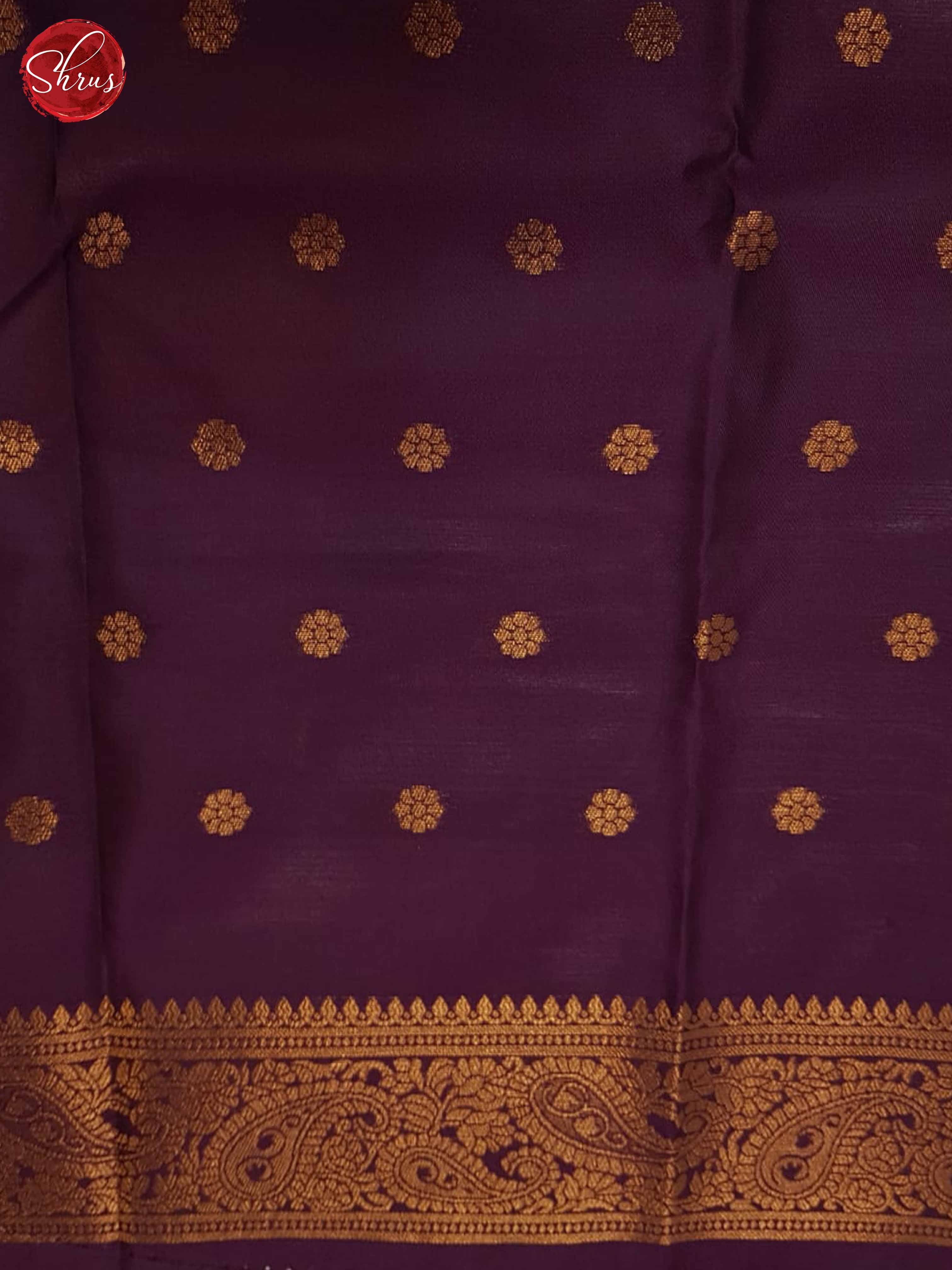 Blue And Purple- Semi Soft silk Saree - Shop on ShrusEternity.com