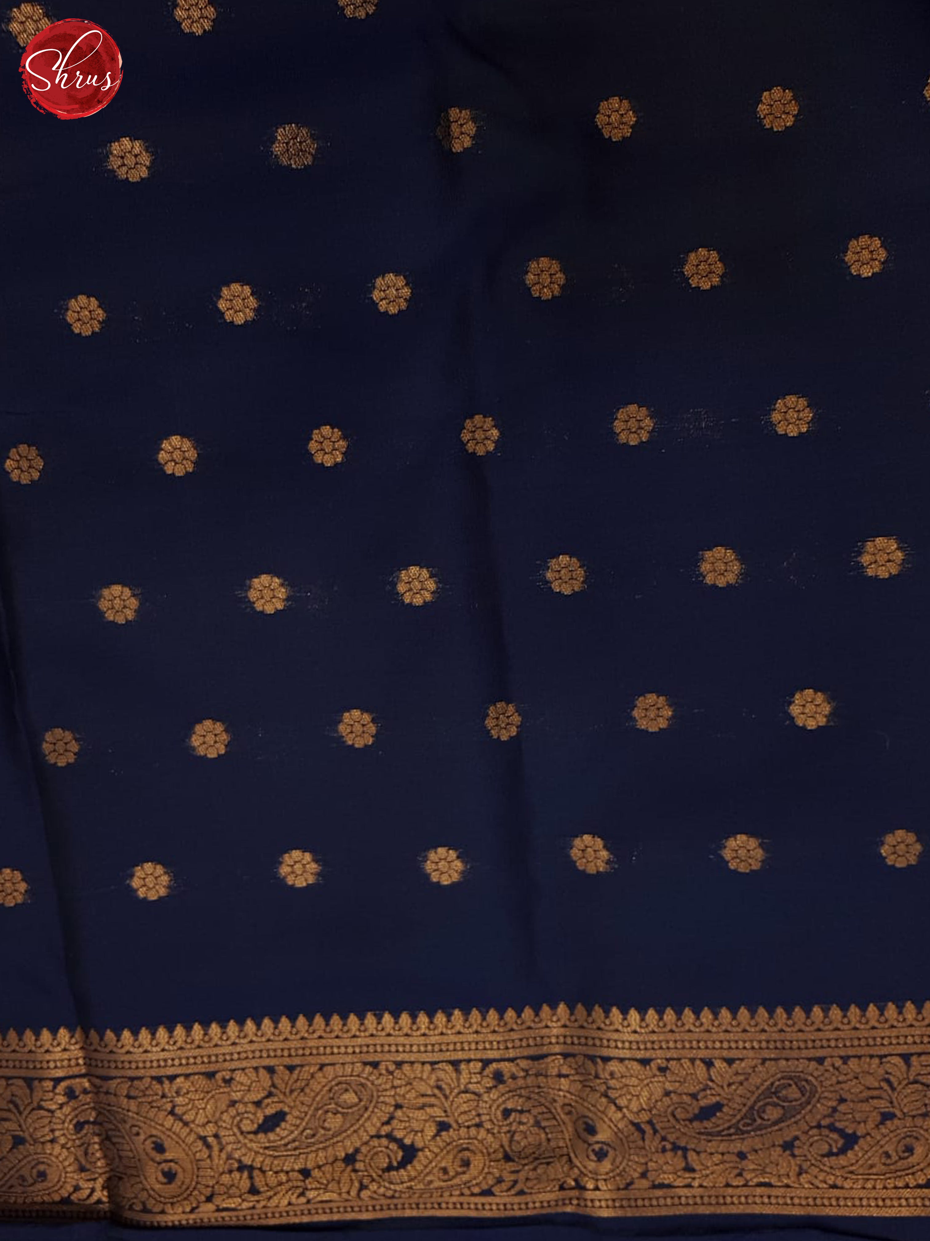 Light Blue & Blue- Semi Soft Silk Saree - Shop on ShrusEternity.com