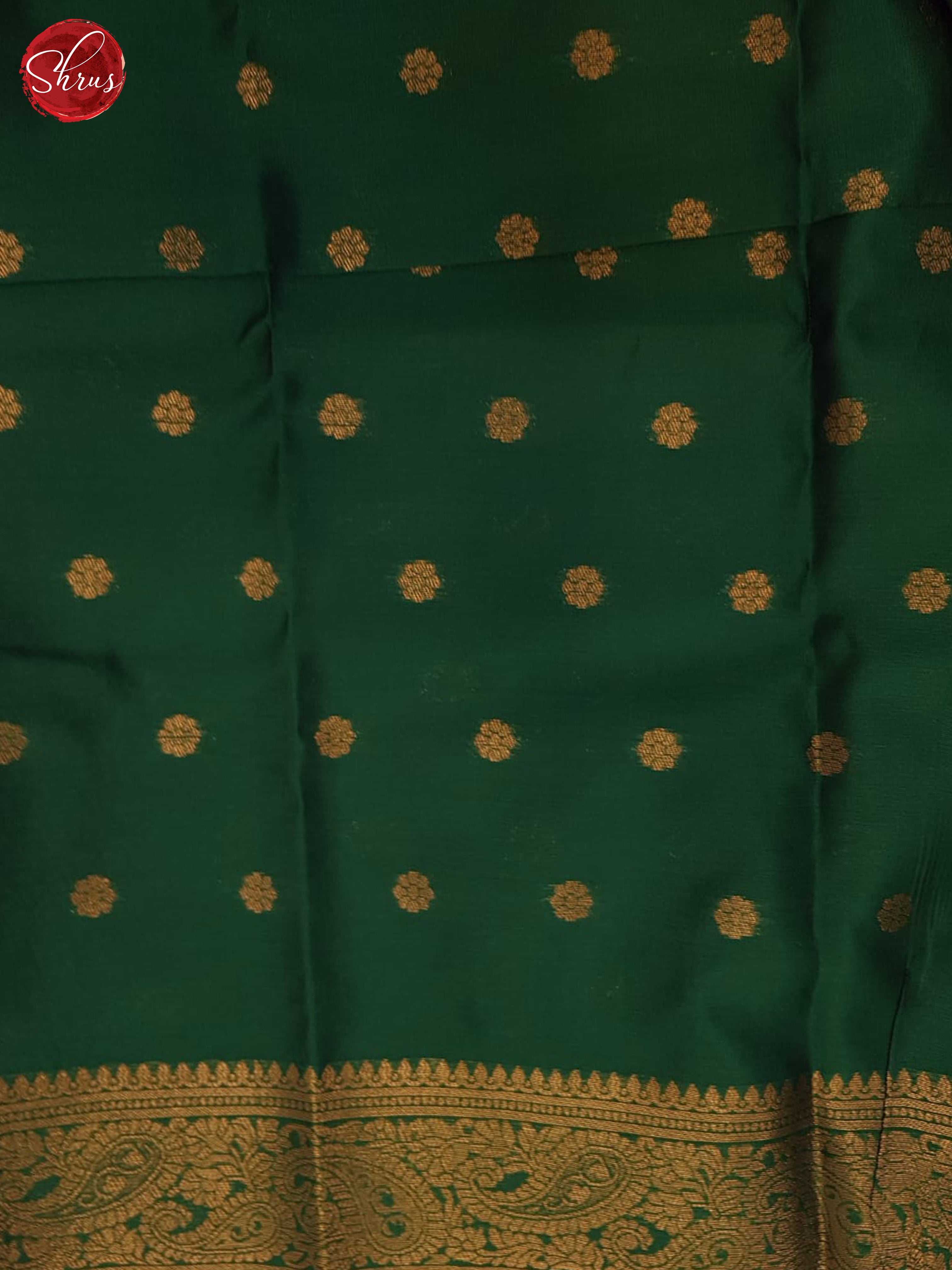 Pista Green & Green - Semi Softsilk Saree - Shop on ShrusEternity.com