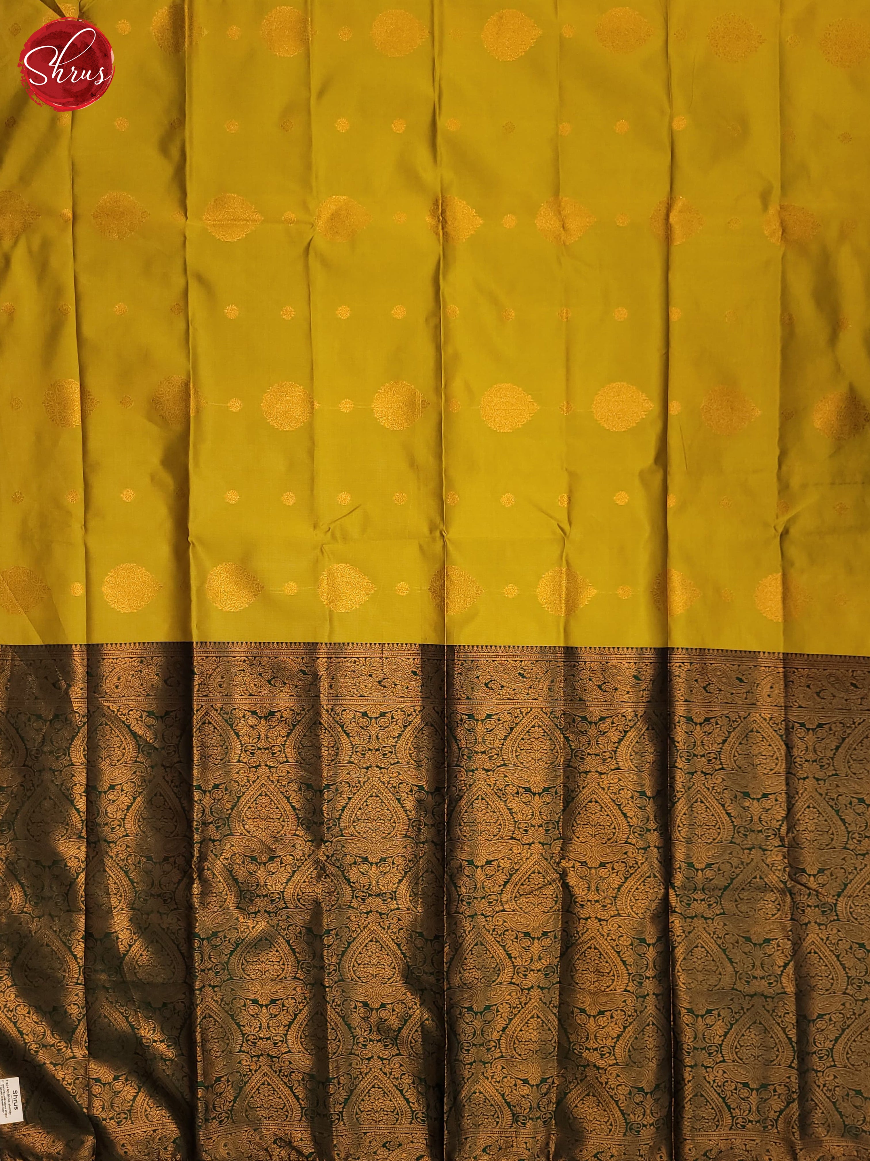 Green and Bottle green - Semi Soft Silk saree - Shop on ShrusEternity.com