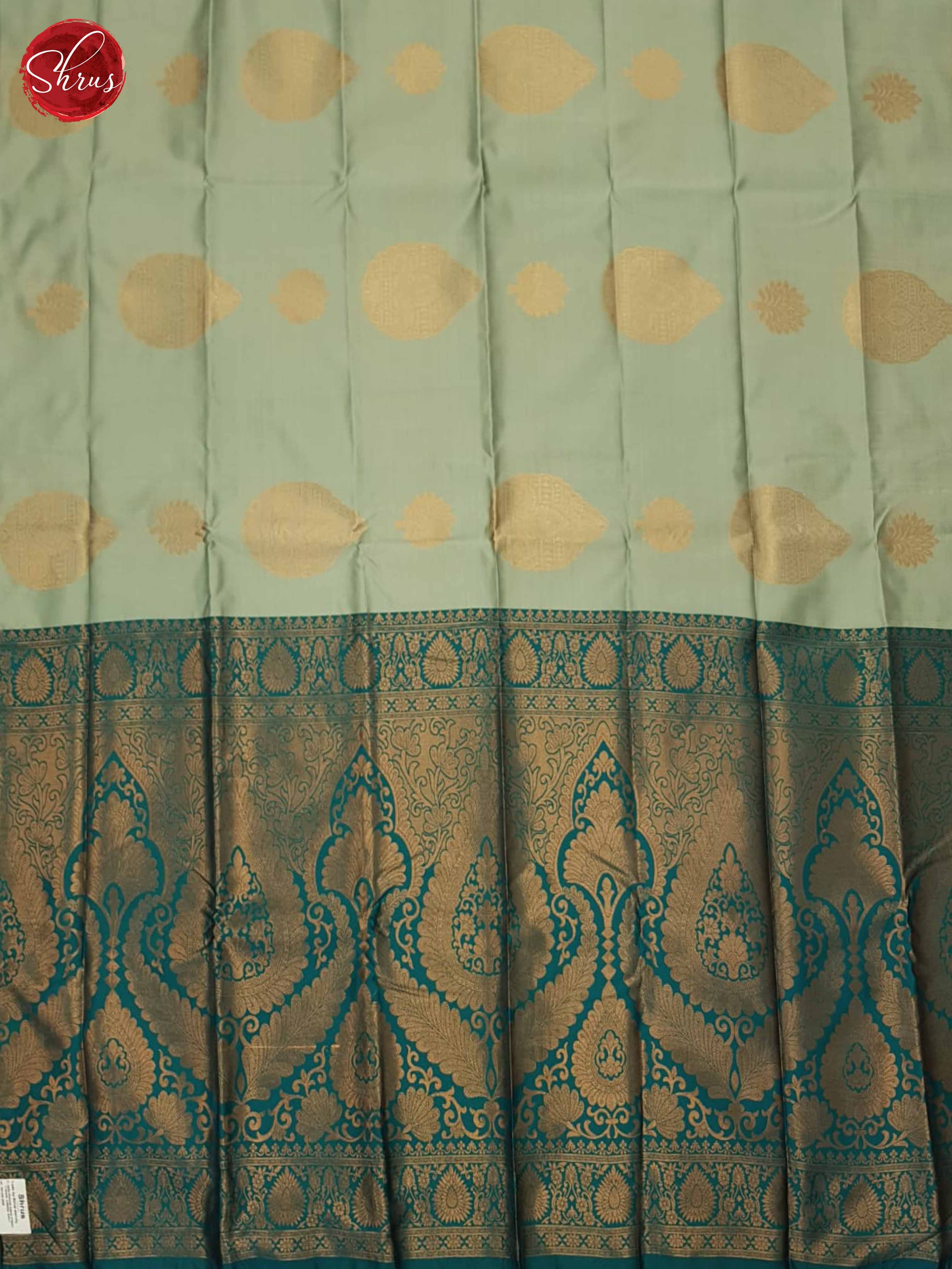 Light Blue And Blue- Semi Soft Silk Saree - Shop on ShrusEternity.com