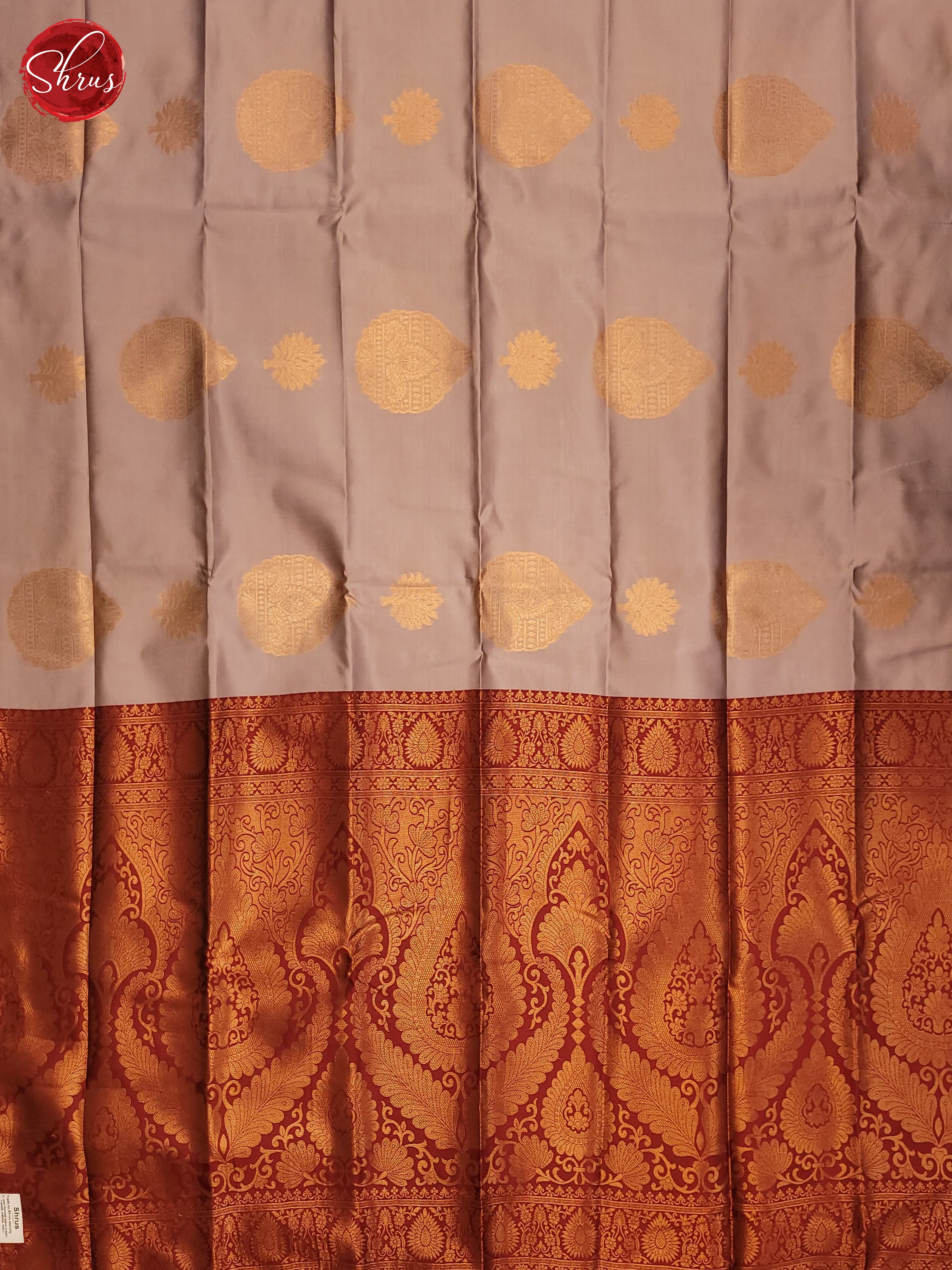 Mild lavender and maroon- Semi Soft Silk Saree - Shop on ShrusEternity.com