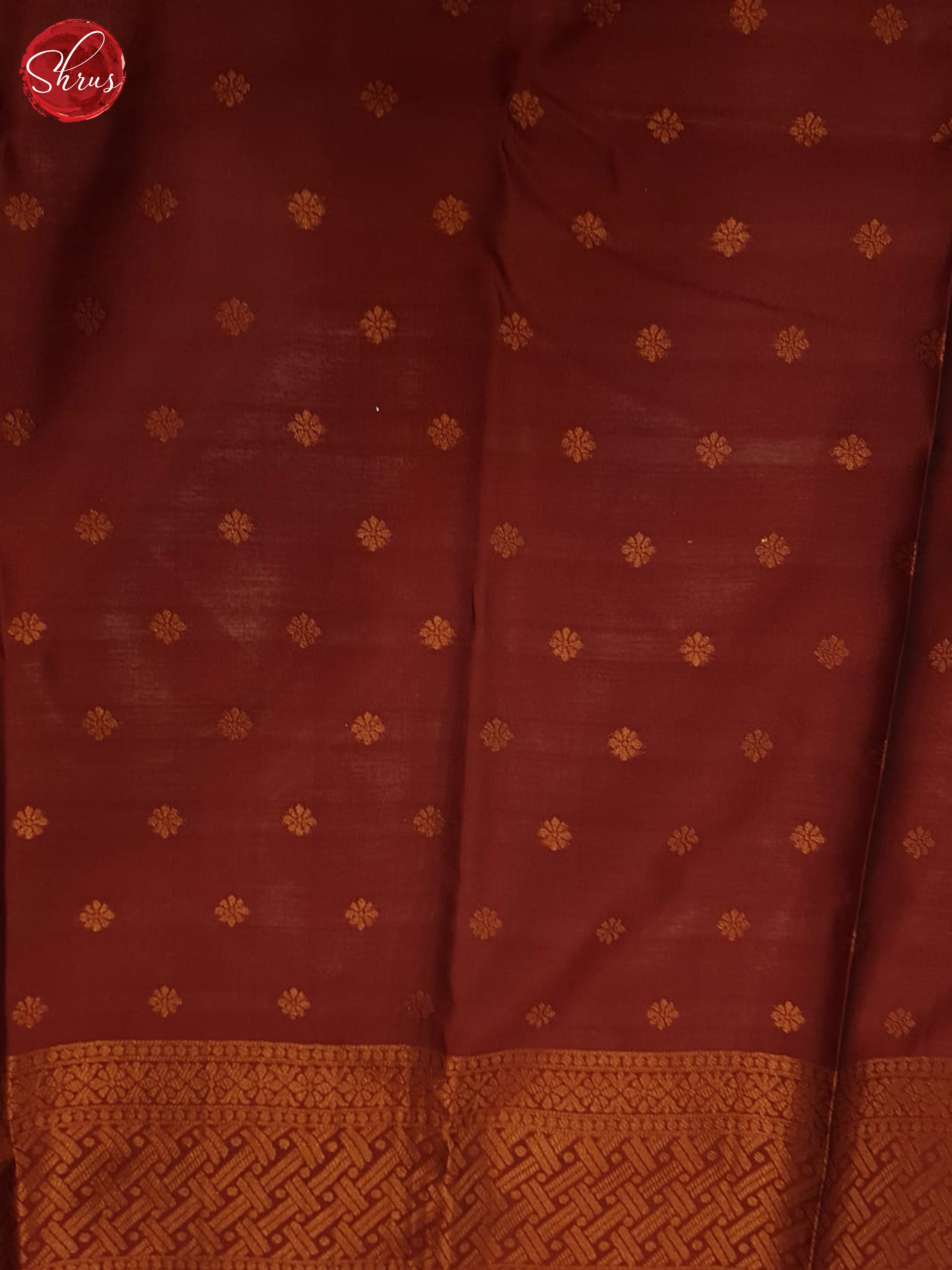 Blue And Araku Maroon-Semi soft silk saree - Shop on ShrusEternity.com