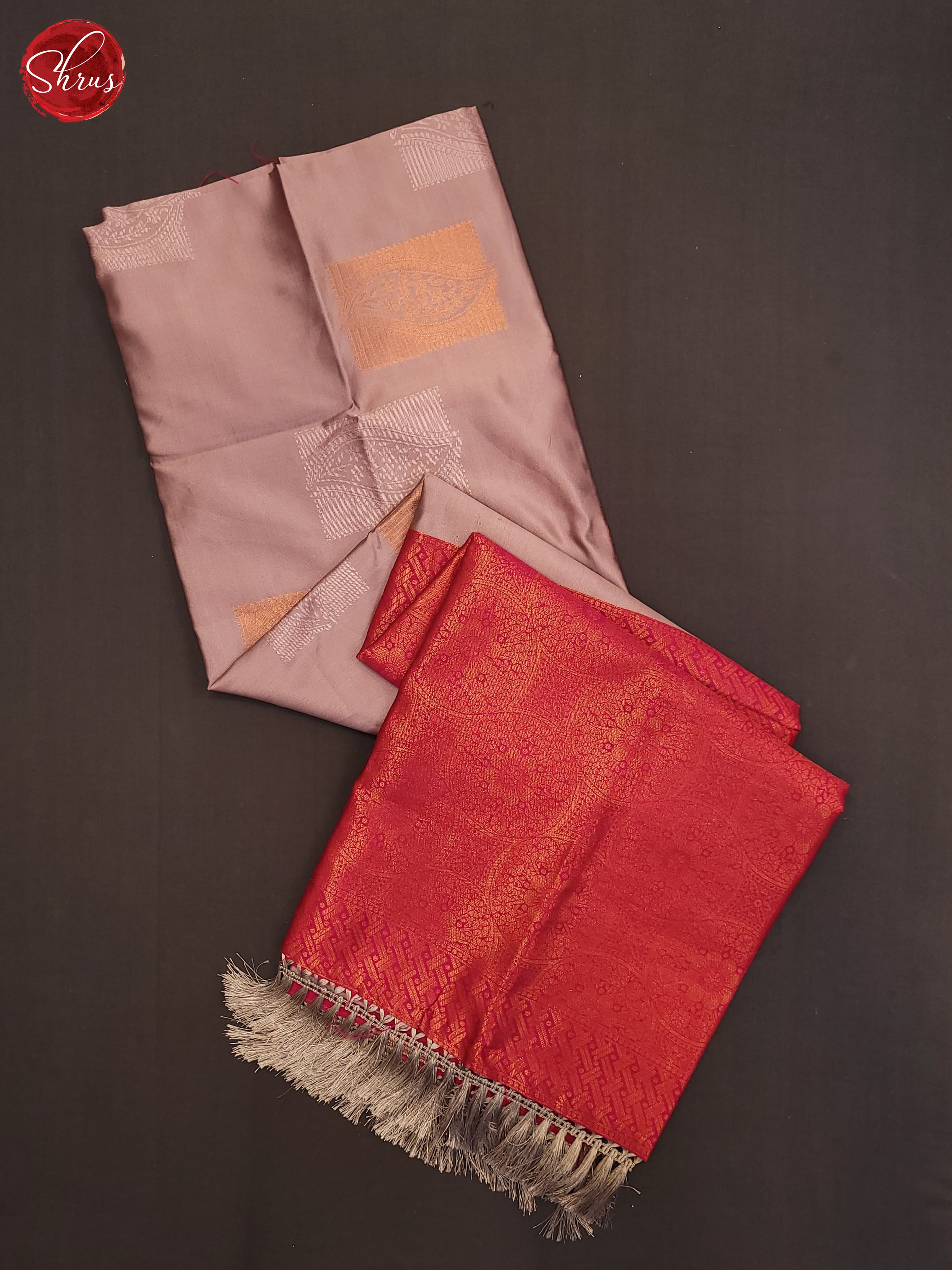 Lavender and pink- semi Soft silk saree - Shop on ShrusEternity.com