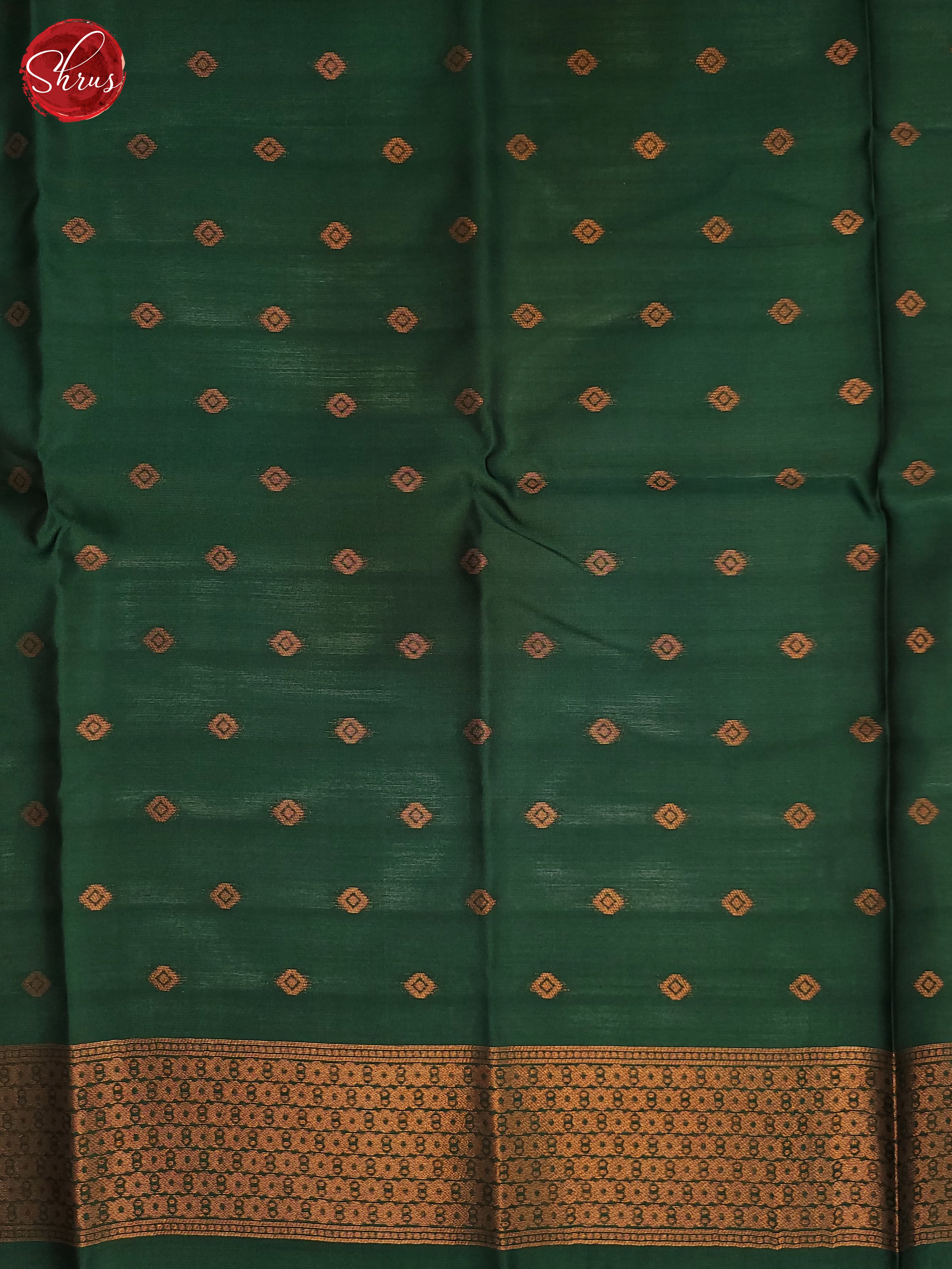 Pista Green and Bottle green - Semi Soft Silk Saree - Shop on ShrusEternity.com