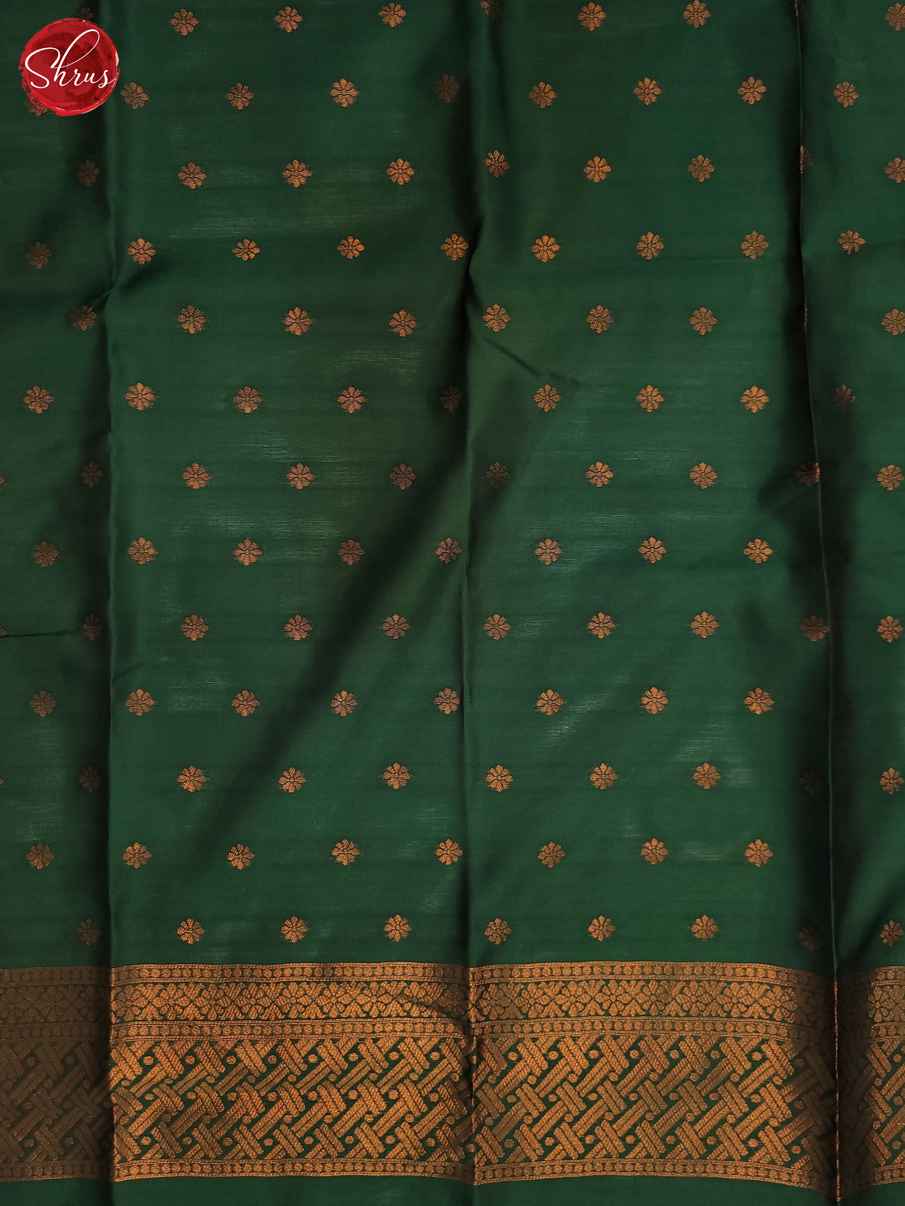 Pista Green and Bottle green- Semi Soft Silk Saree - Shop on ShrusEternity.com