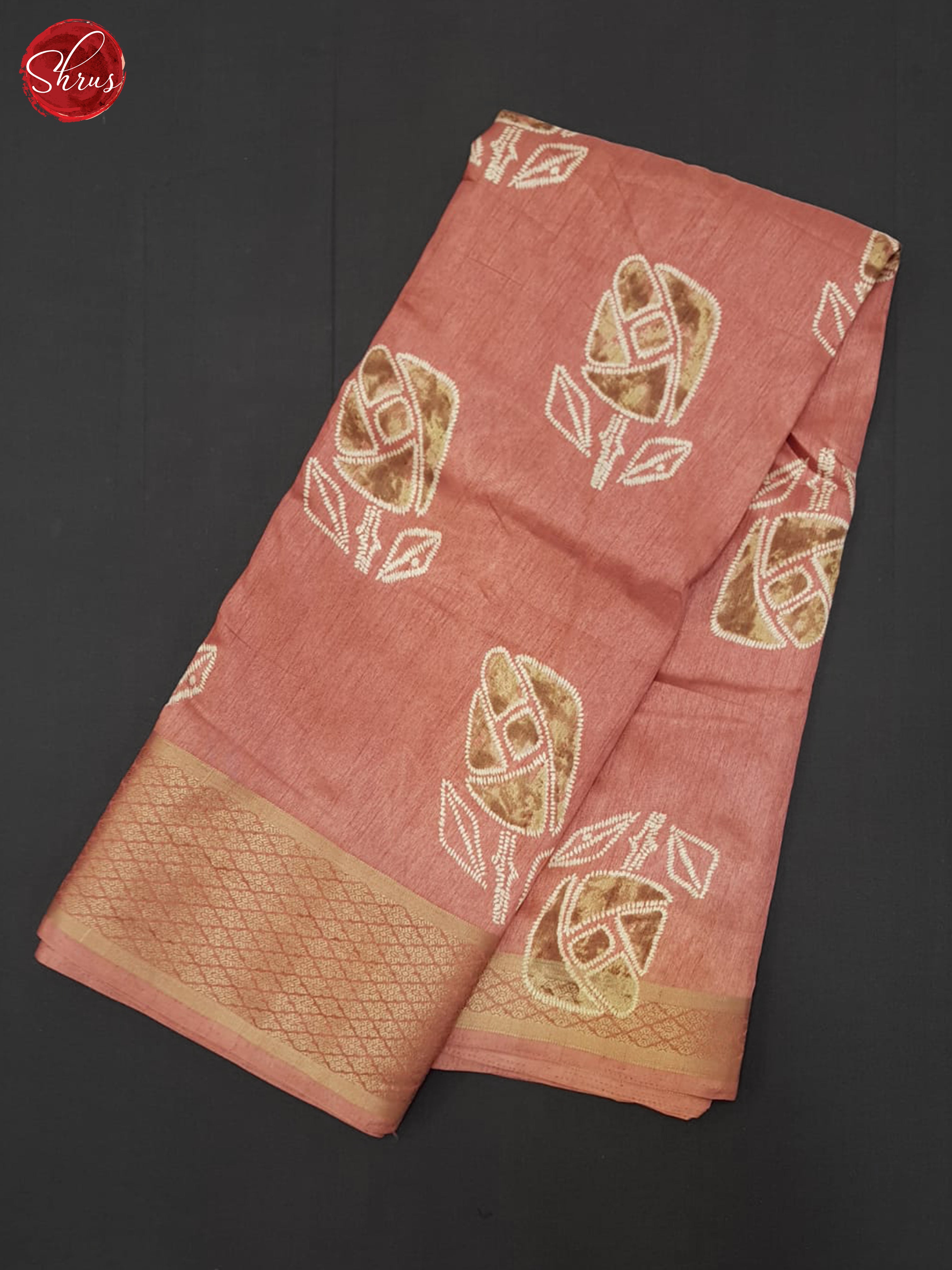 Pink(Single Tone) - Semi Crepe Saree - Shop on ShrusEternity.com