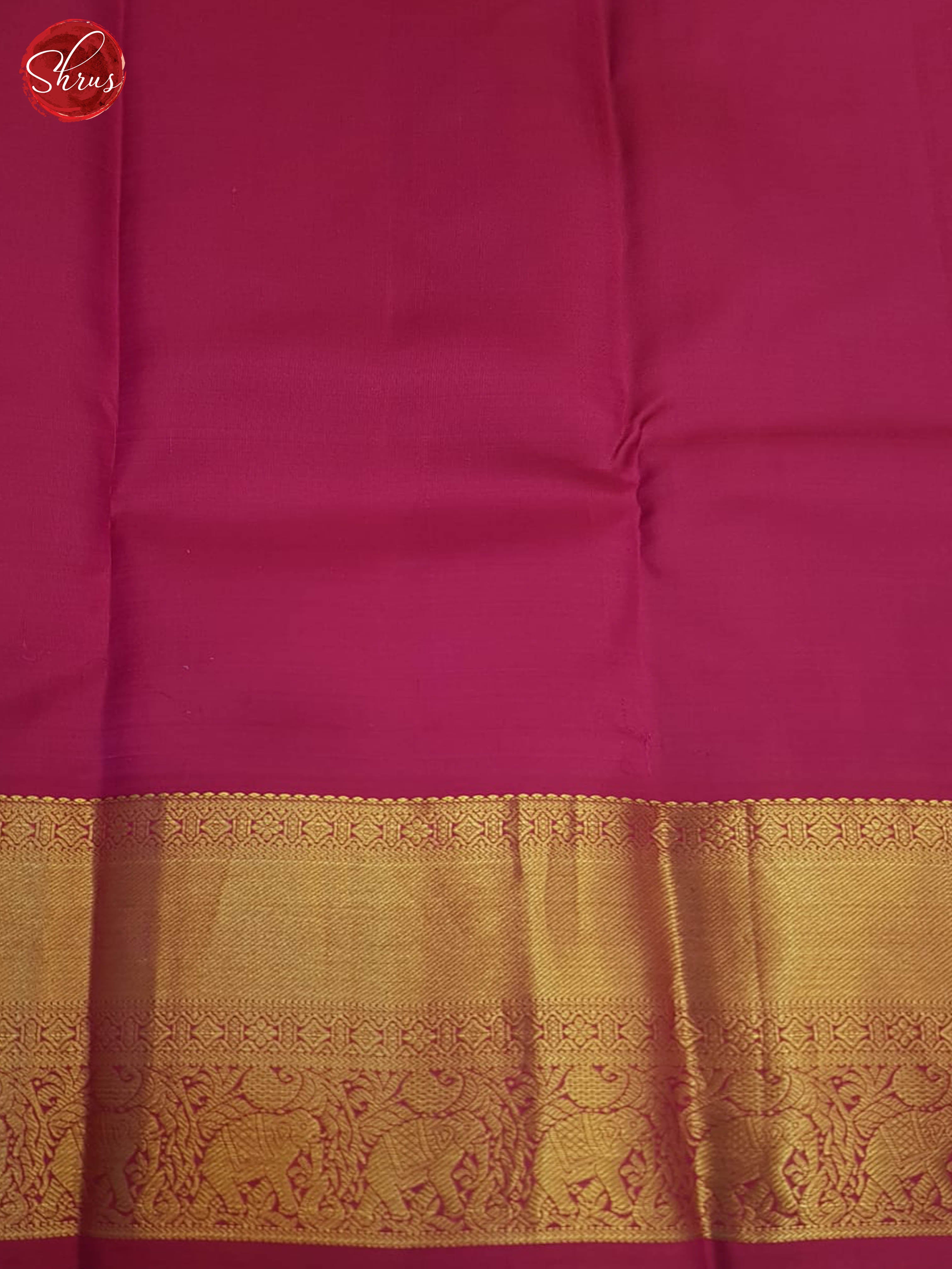 Green And Pink-Kanchipuram Silk Saree - Shop on ShrusEternity.com