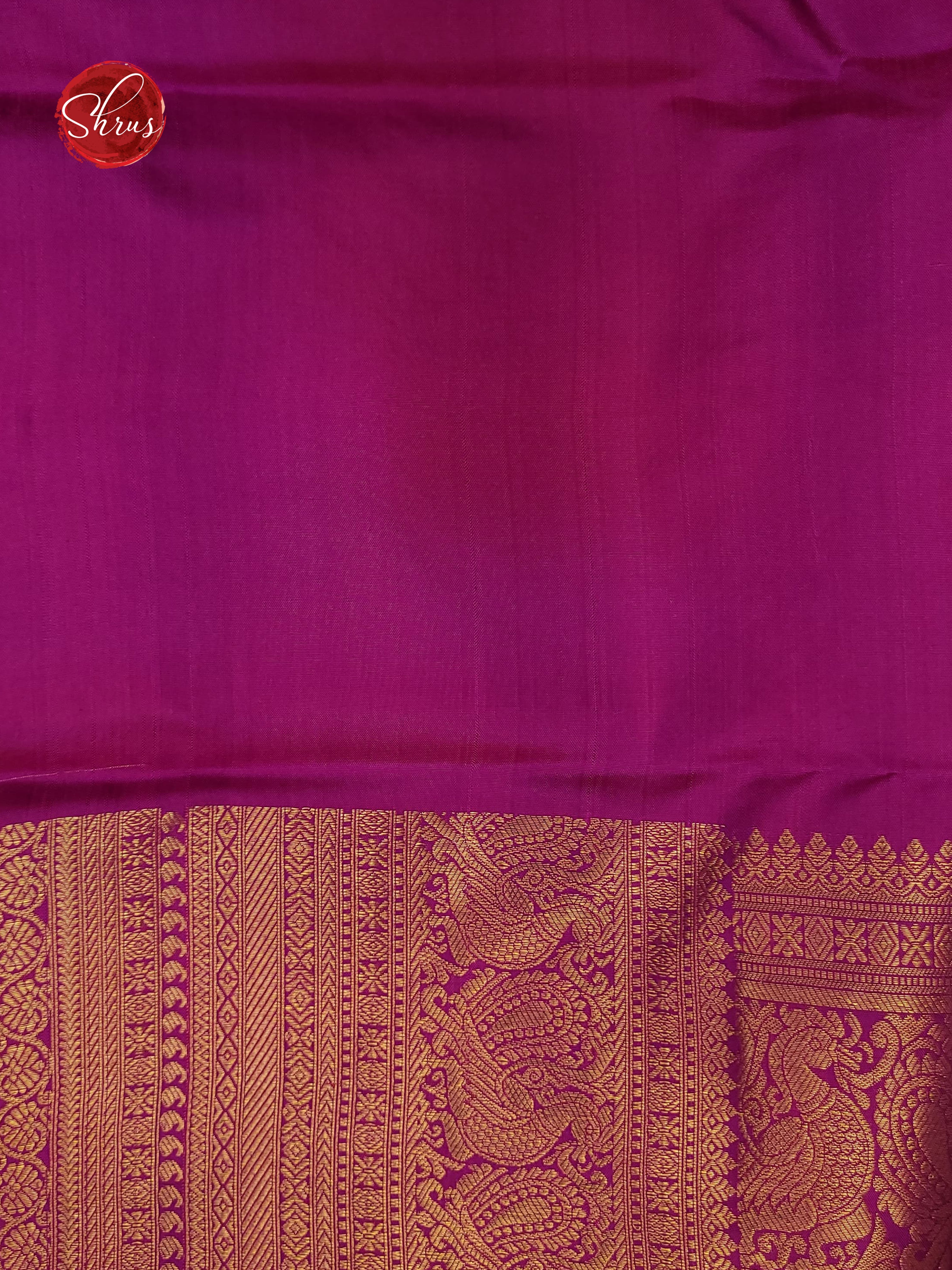 Pink & Majenta - Kanchipuram Silk Saree - Shop on ShrusEternity.com