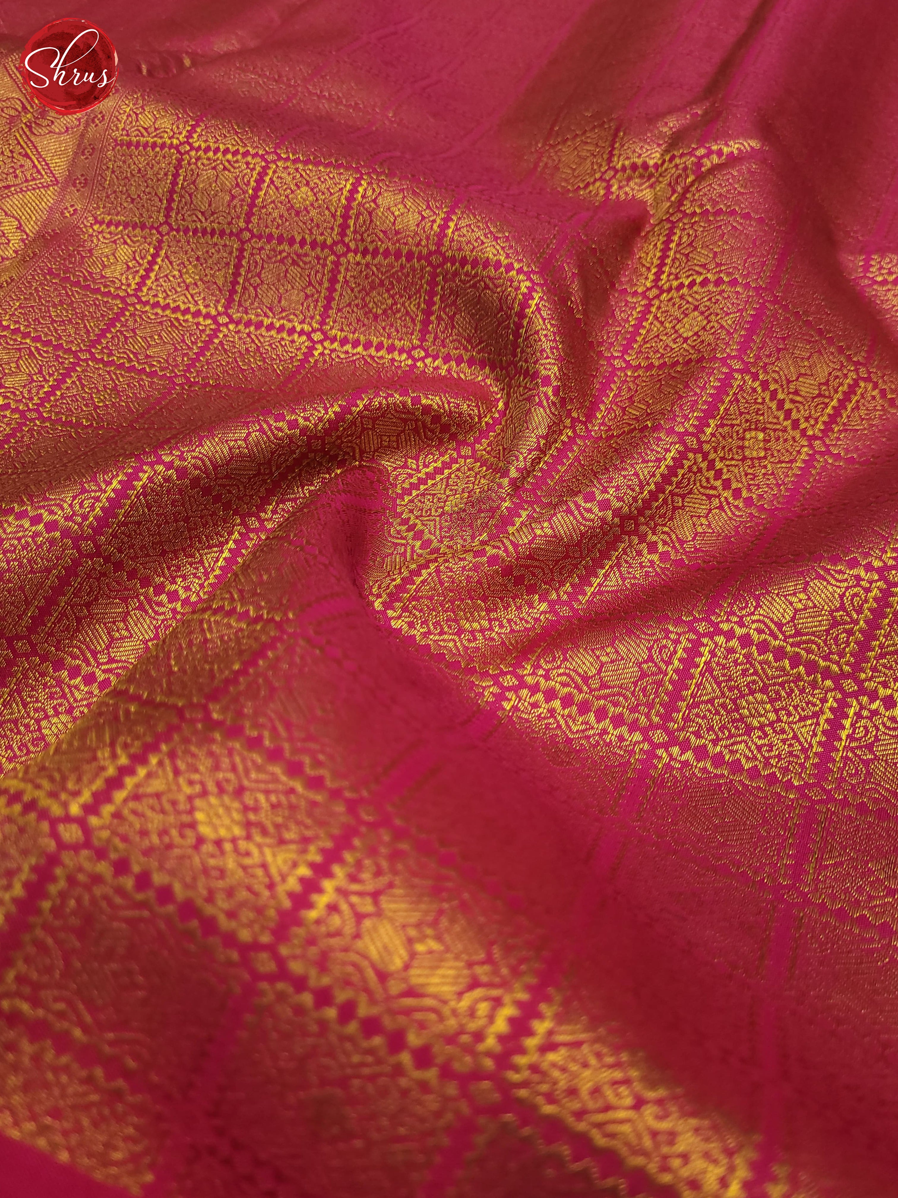 pink(Single tone)-Kanchipuram silk saree - Shop on ShrusEternity.com