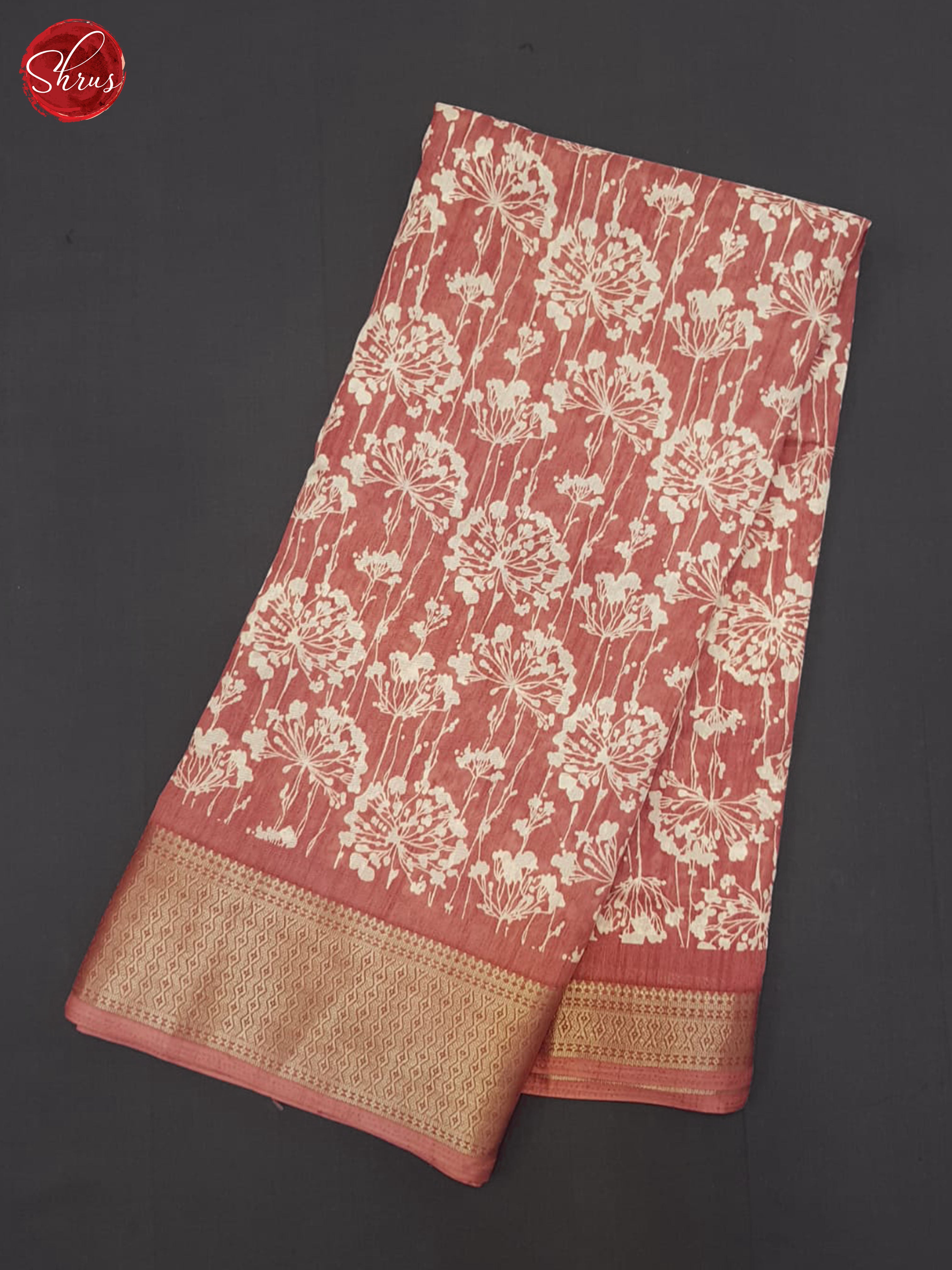 Pink(SIngle Tone) - Semi Crepe Saree - Shop on ShrusEternity.com