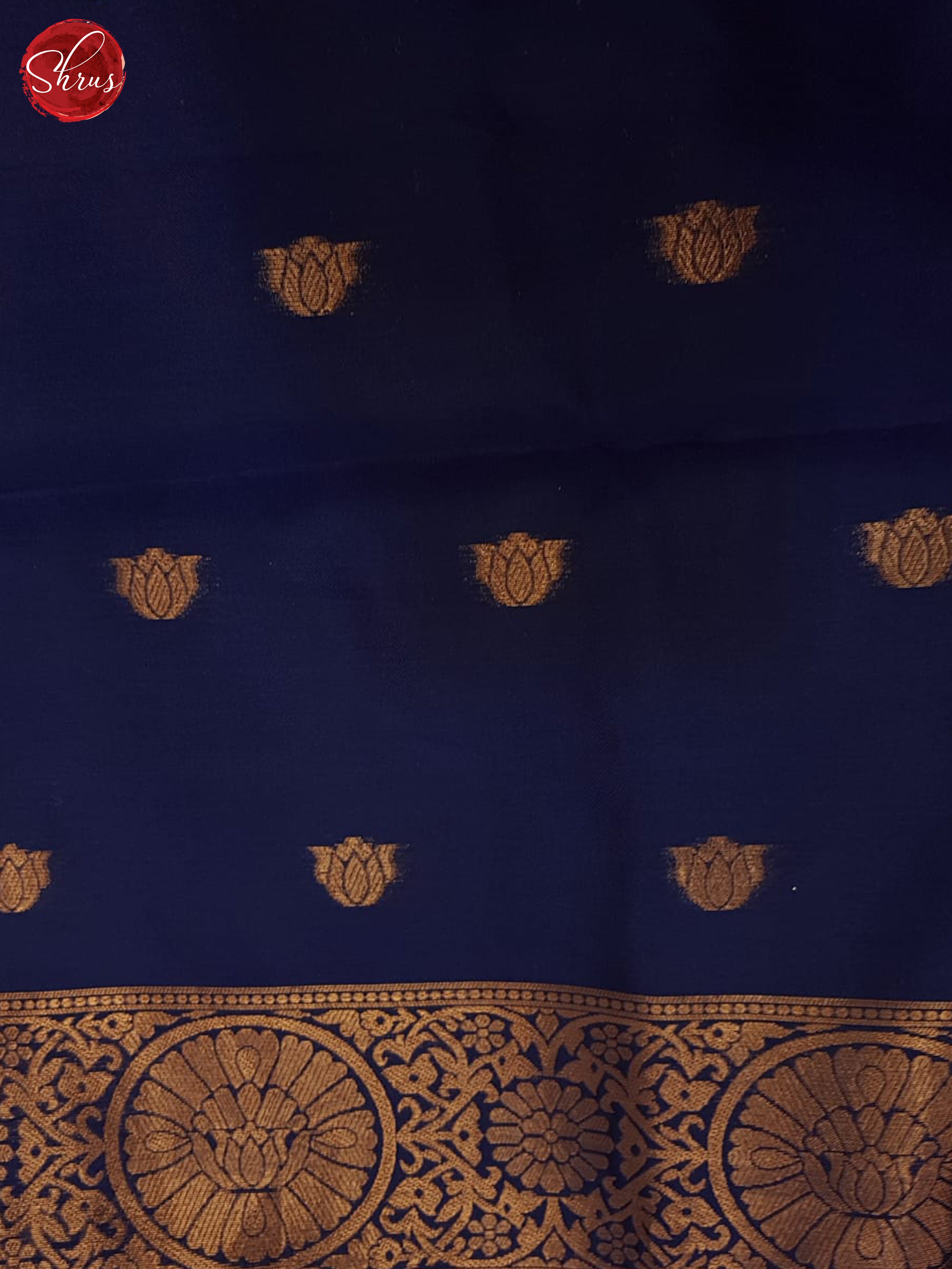 Blue(single tone) - Semi Softsilk Saree - Shop on ShrusEternity.com