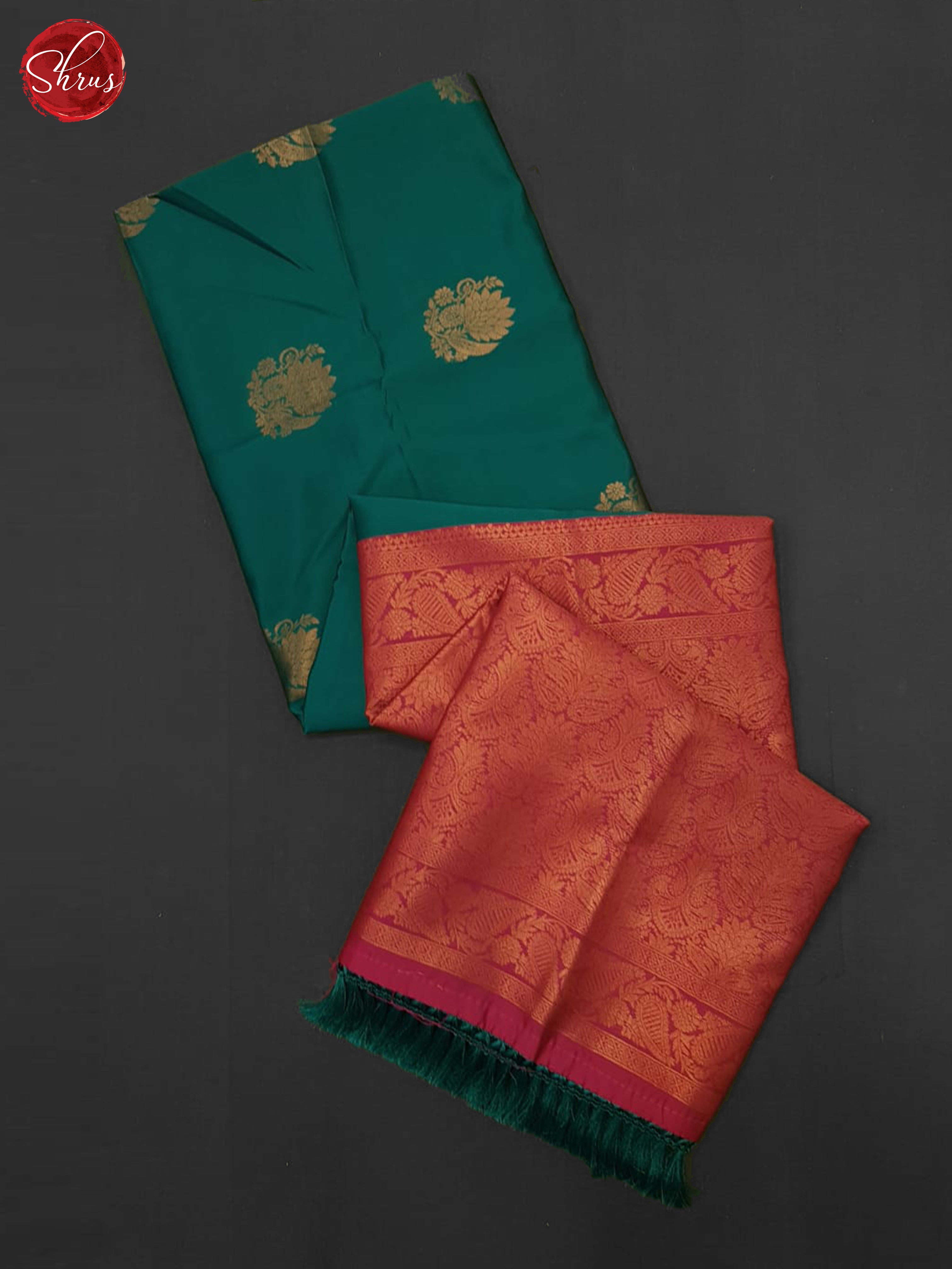 green and pink- Semi Soft Silk Saree - Shop on ShrusEternity.com