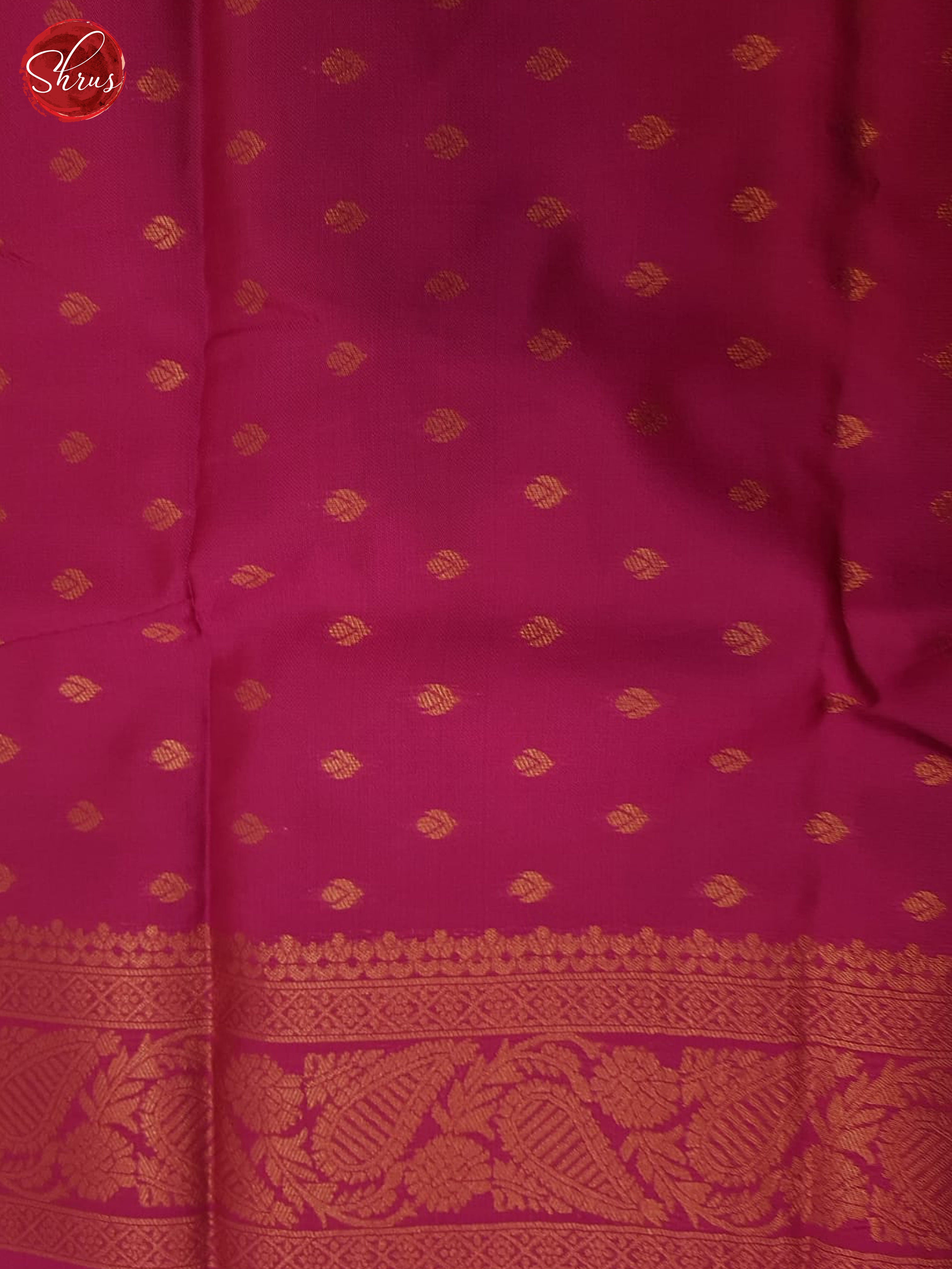 Blue & Pink - Semi Softsilk Saree - Shop on ShrusEternity.com