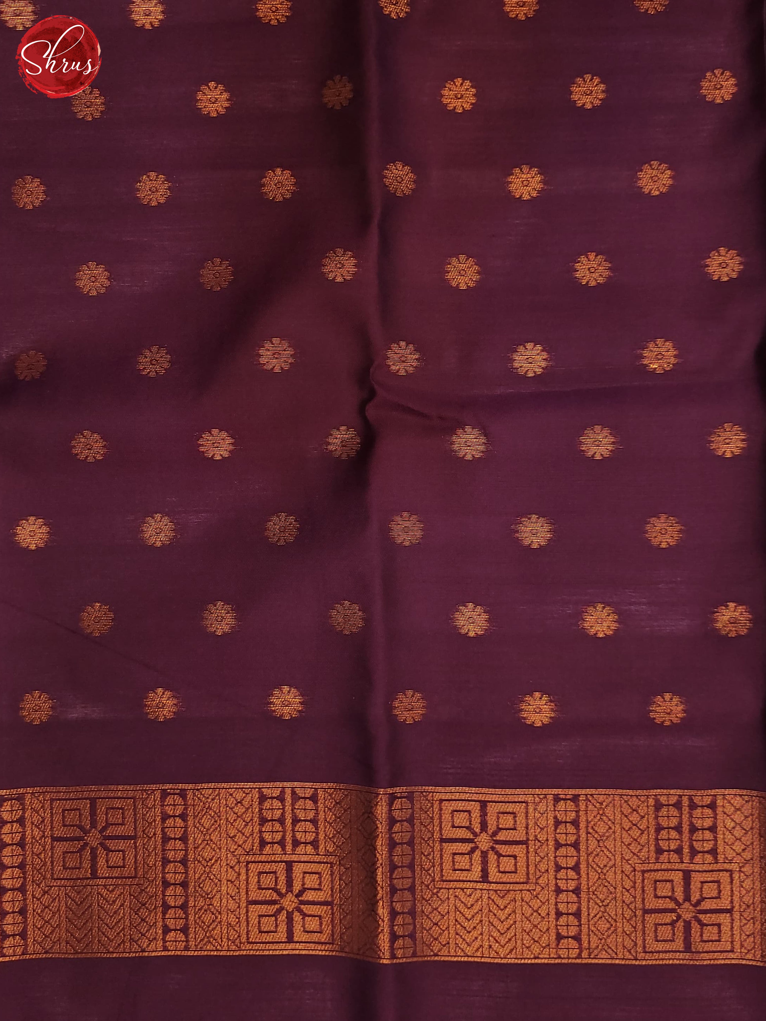 Bottle Green and wine- Semi Soft Silk Saree - Shop on ShrusEternity.com