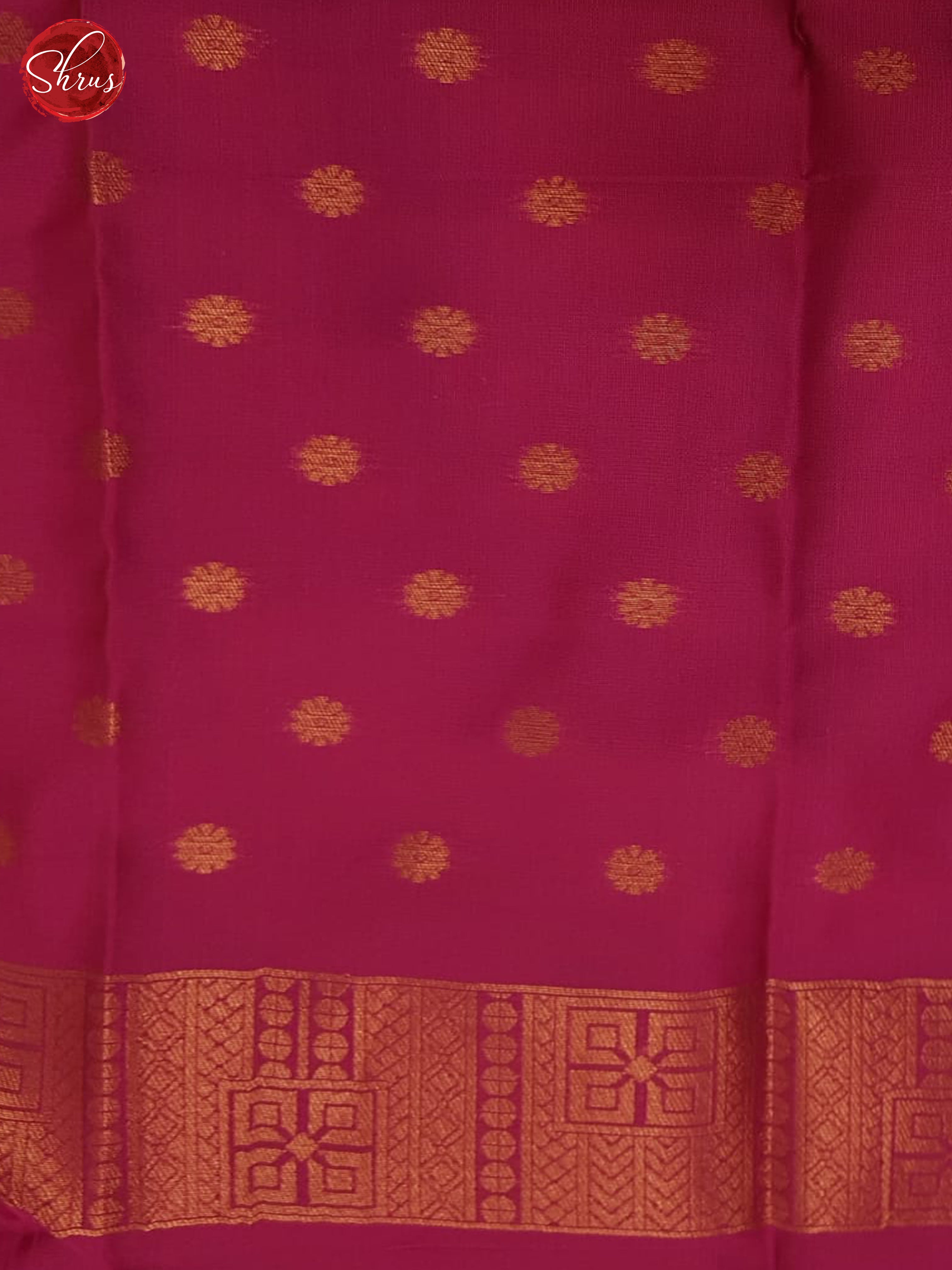 Blue & Pink - Semi Softsilk Saree - Shop on ShrusEternity.com