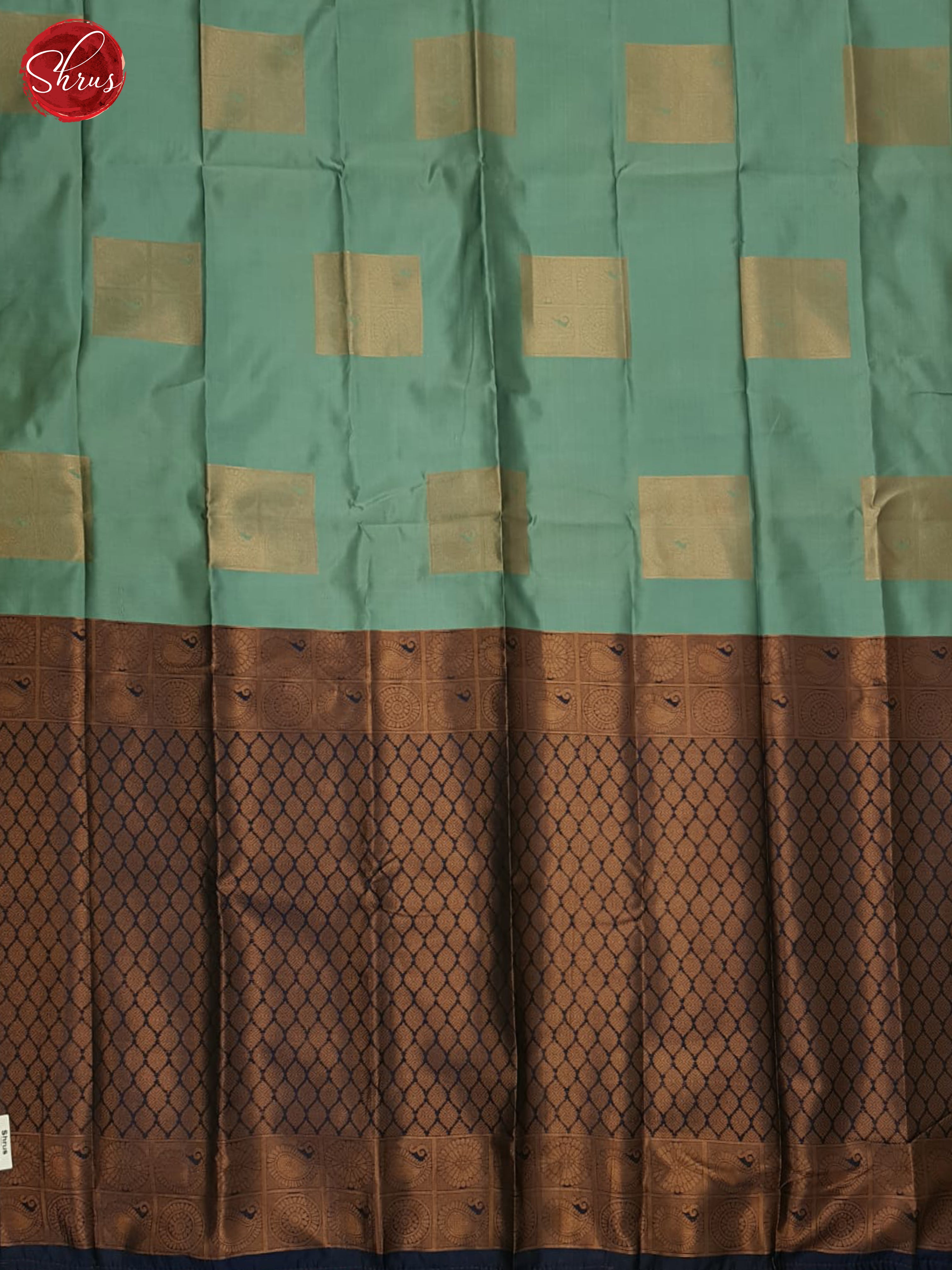 light Blue & Blue - Semi Soft Silk Saree - Shop on ShrusEternity.com