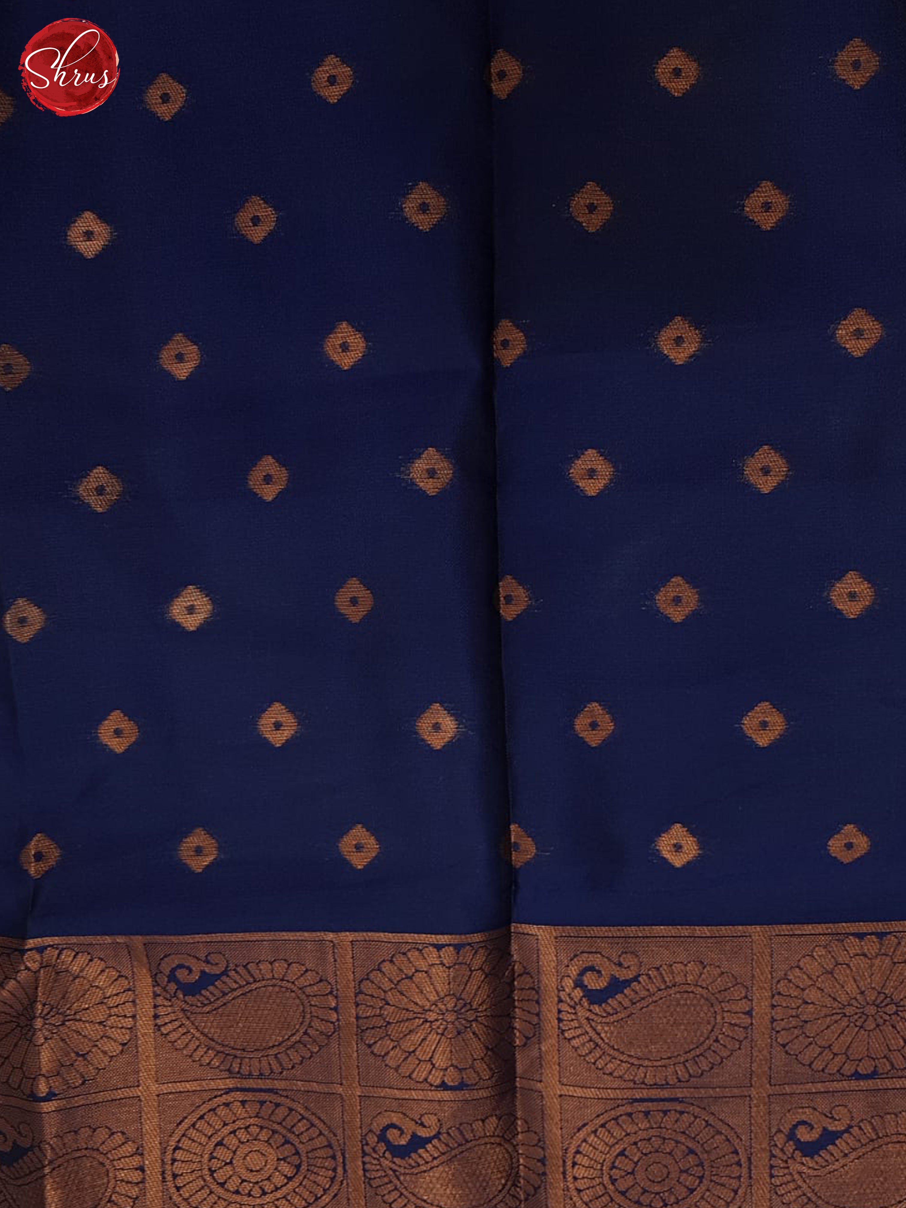 light Blue & Blue - Semi Soft Silk Saree - Shop on ShrusEternity.com