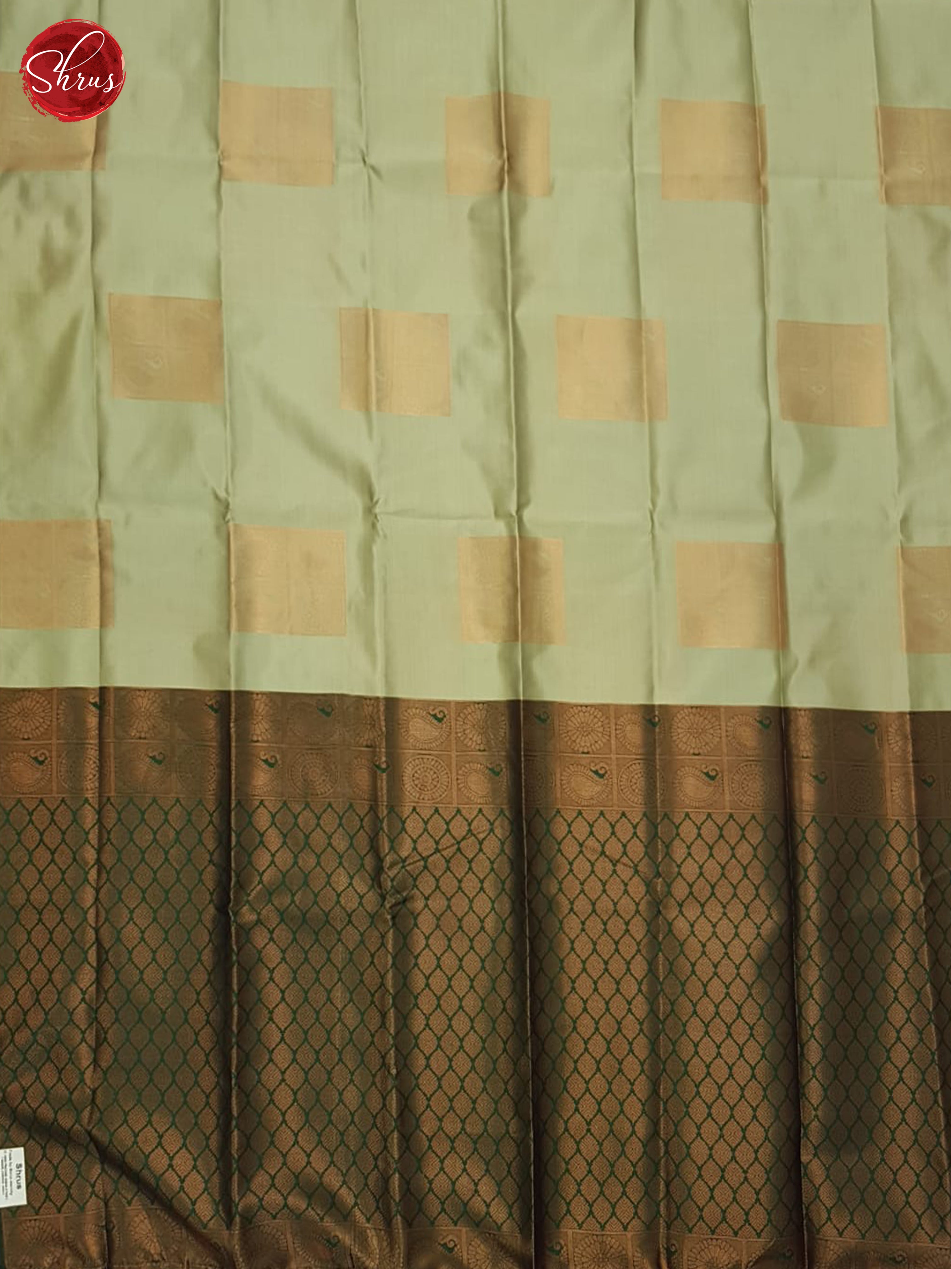 Elachi Green And Green- Semi Soft Silk Saree - Shop on ShrusEternity.com