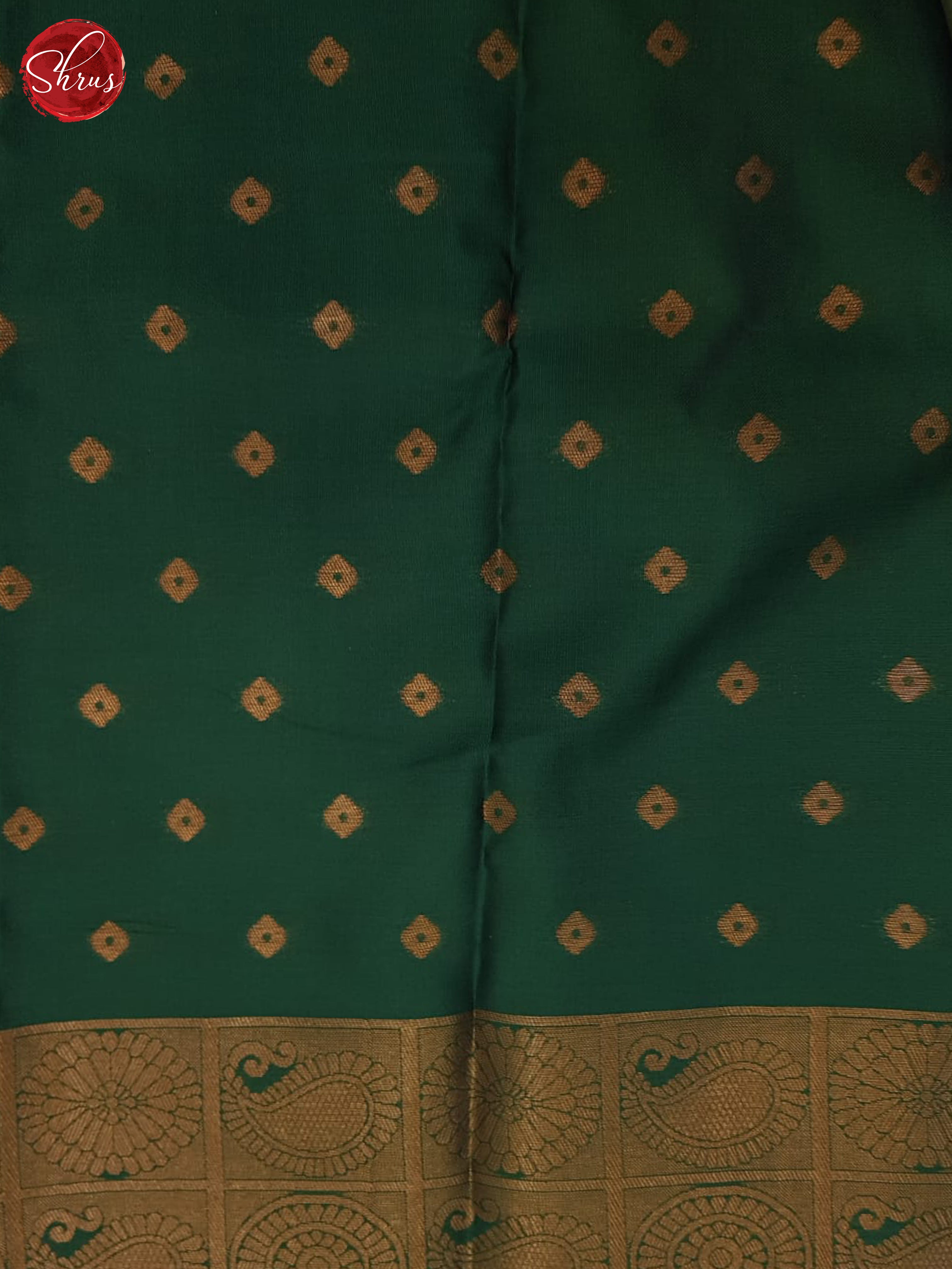 Elachi Green And Green- Semi Soft Silk Saree - Shop on ShrusEternity.com