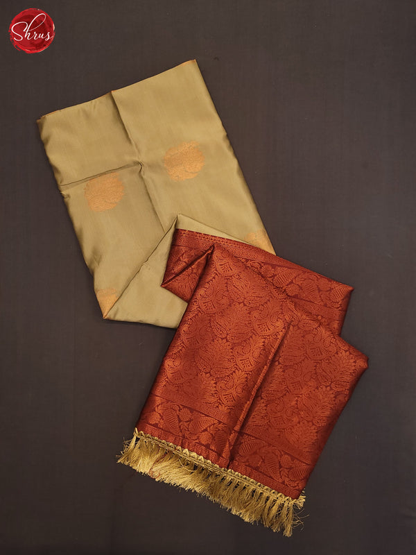 beige and maroon- Semi Soft Silk Saree - Shop on ShrusEternity.com
