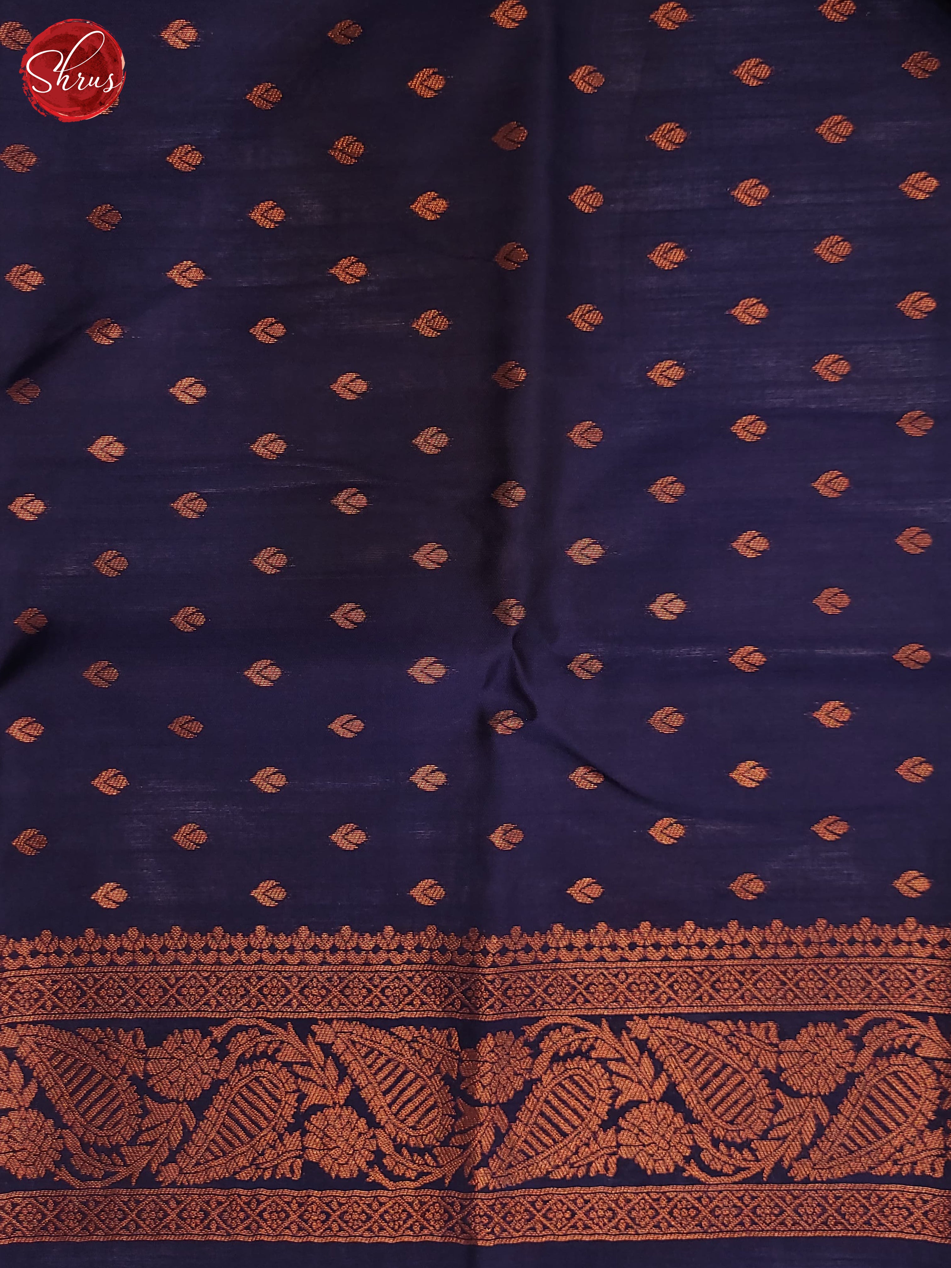 Light Blue & Blue - Semi Softsilk Saree - Shop on ShrusEternity.com