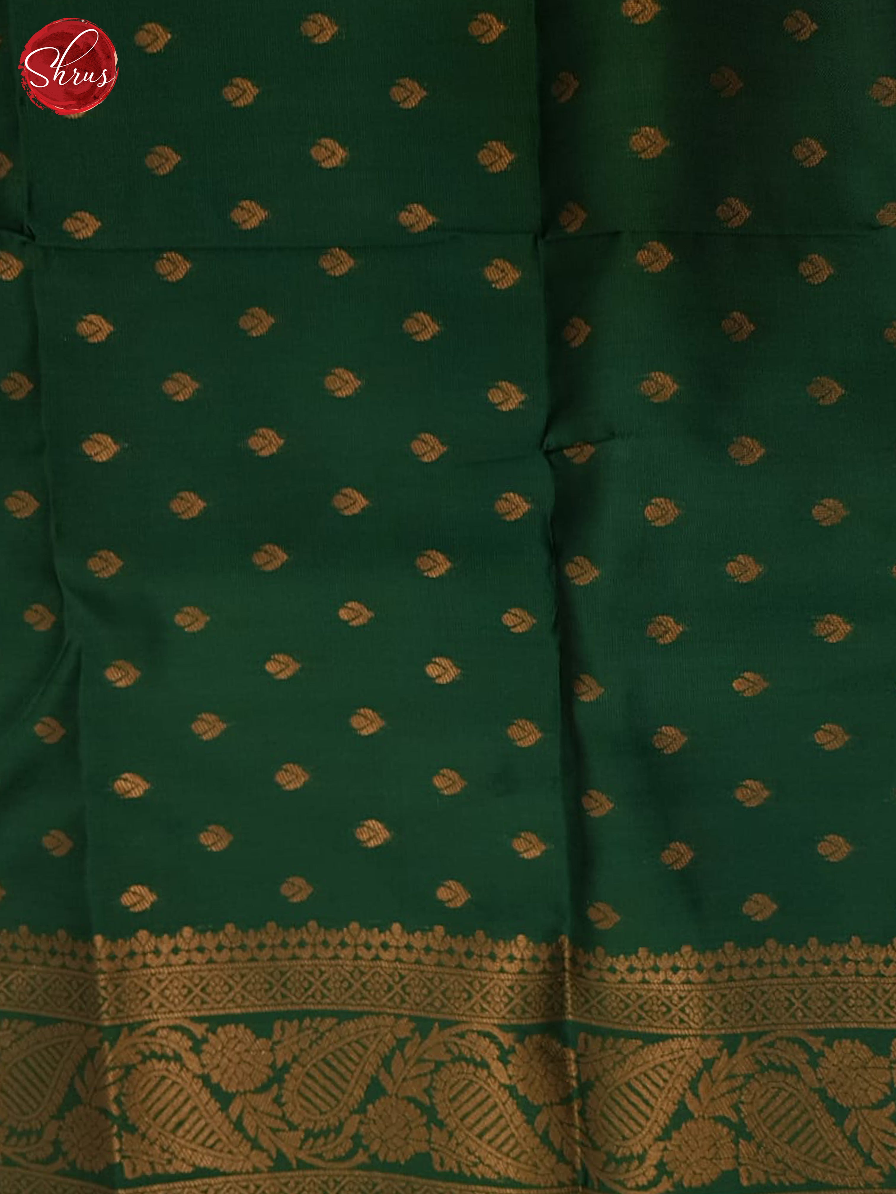 Elachi Green And Green- Semi Soft Silk saree - Shop on ShrusEternity.com