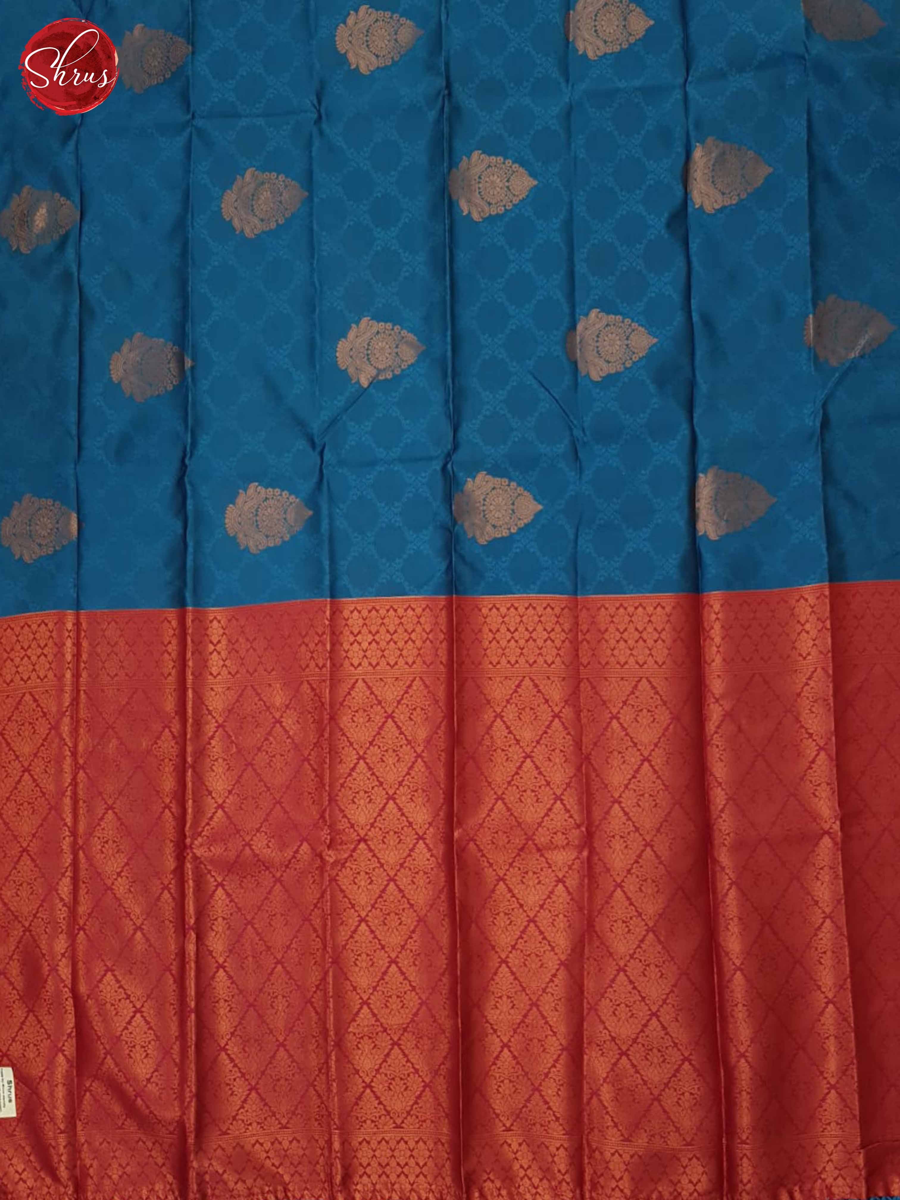 Blue And Pink- Semi Soft Silk Saree - Shop on ShrusEternity.com