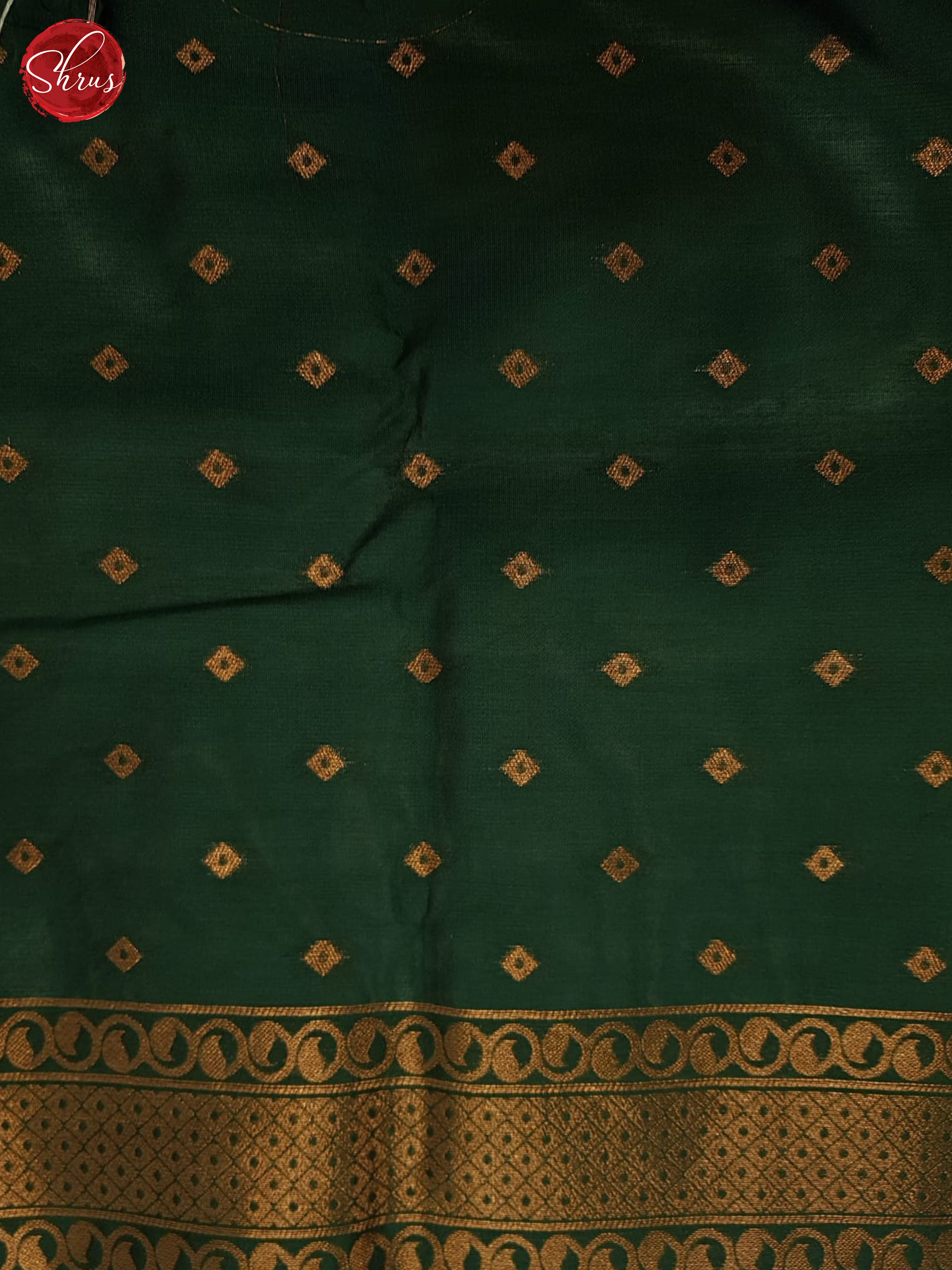 Teal Green & Green - Semi Softsilk Saree - Shop on ShrusEternity.com