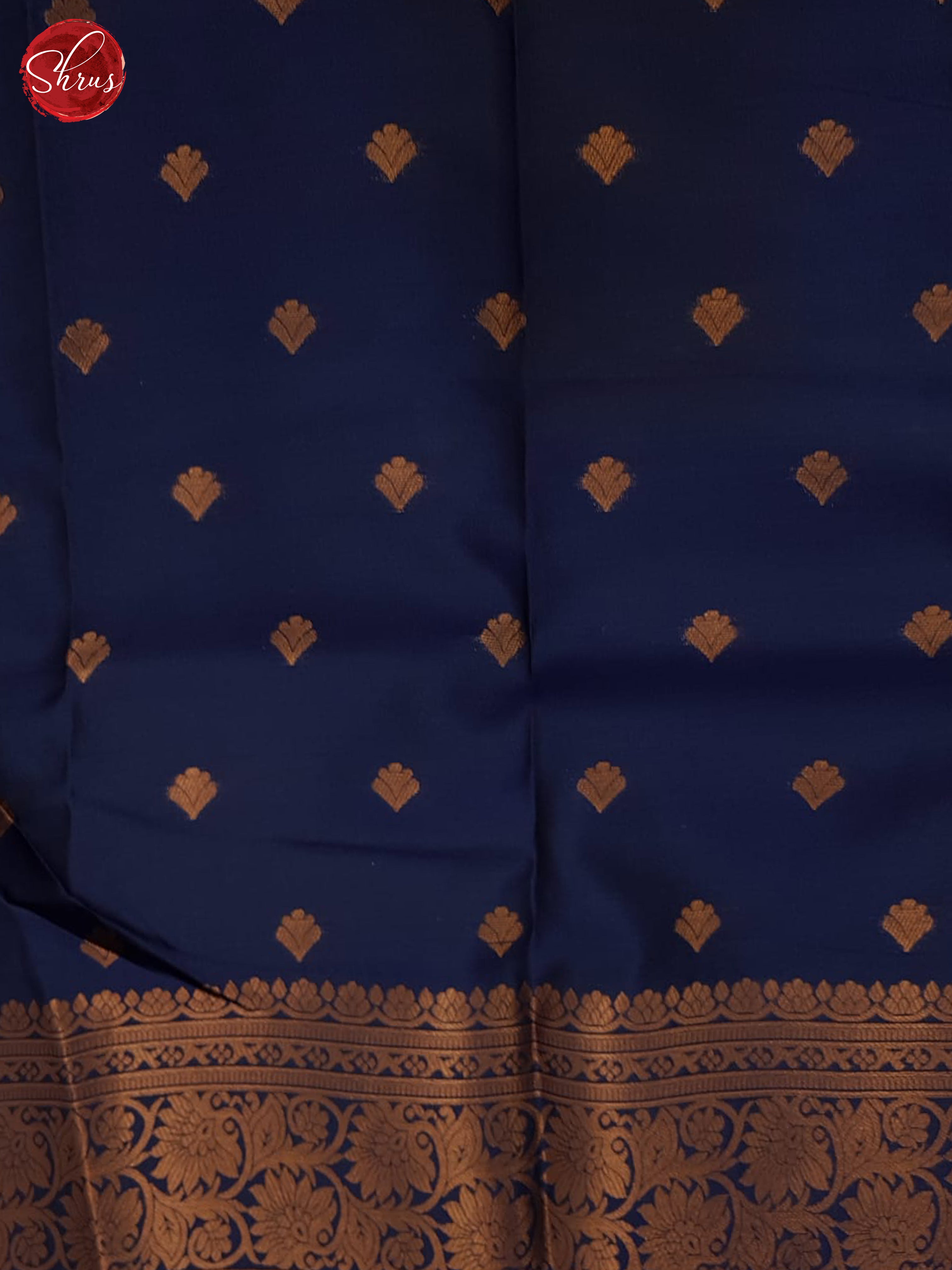 Blue & Dark Blue- Semi Soft silk Saree - Shop on ShrusEternity.com