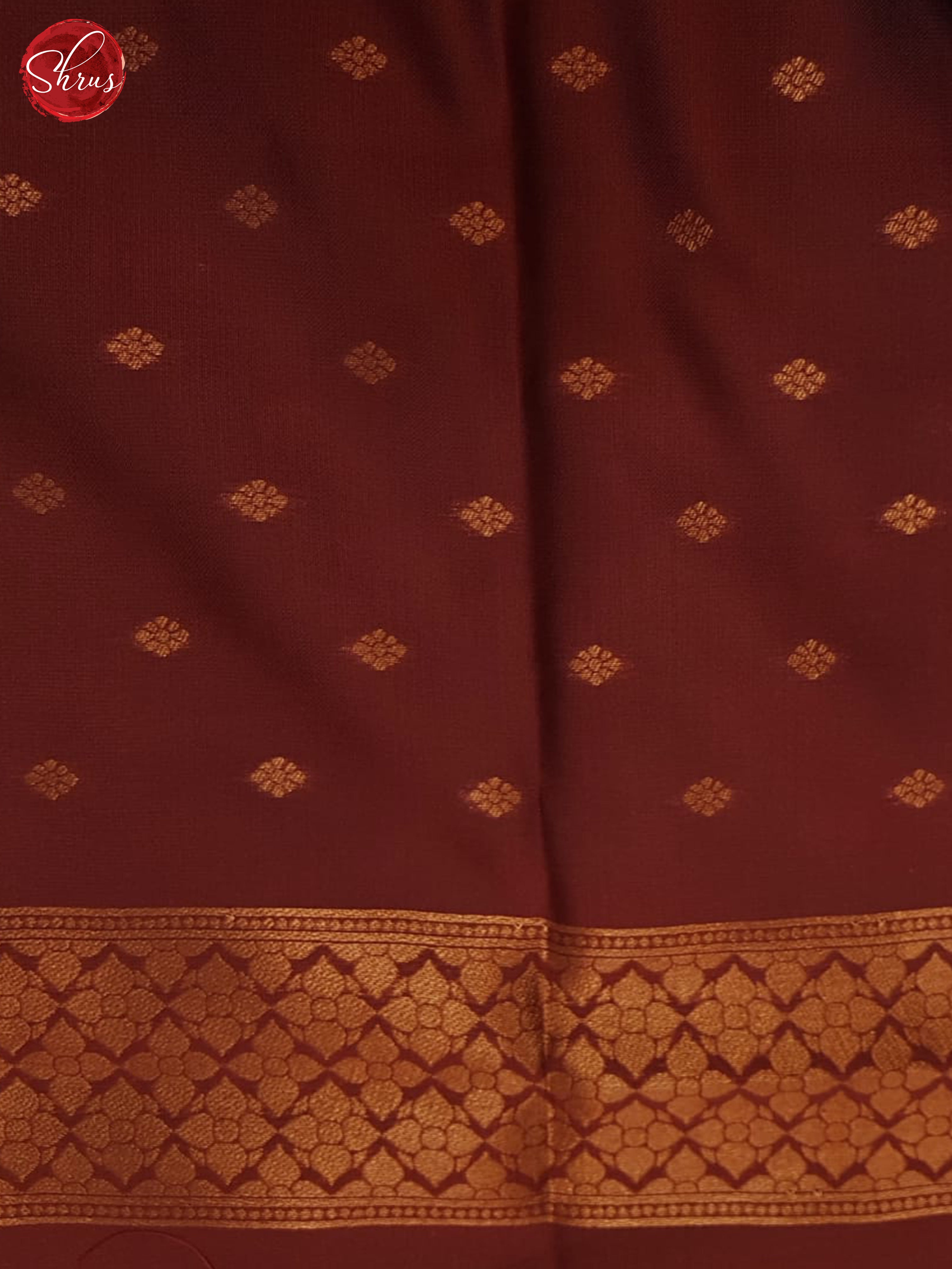 Blue & Arakku Maroon- Semi Softsilk Saree - Shop on ShrusEternity.com