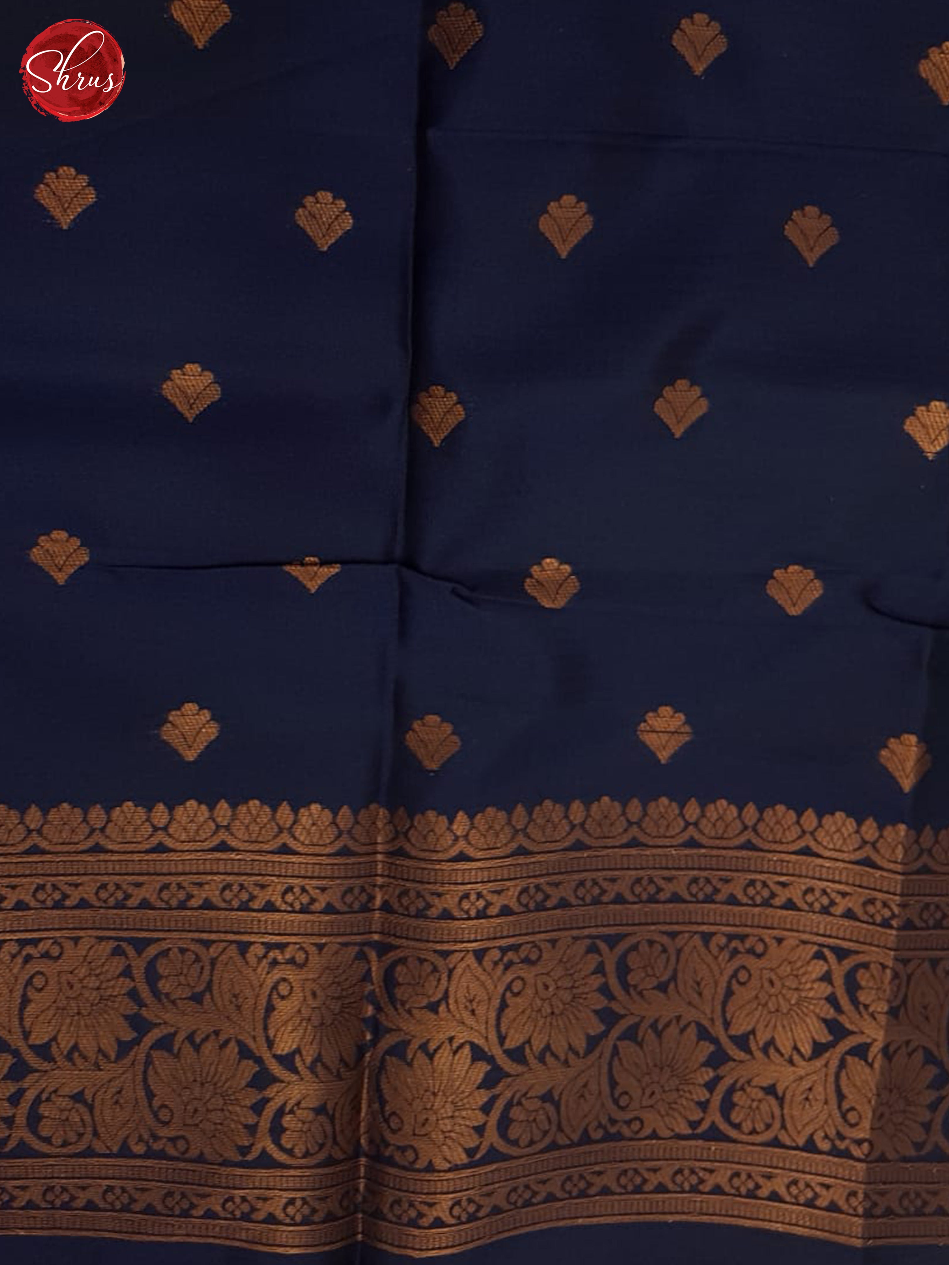 Dusty Pink And Blue- Semi Soft Silk Saree - Shop on ShrusEternity.com