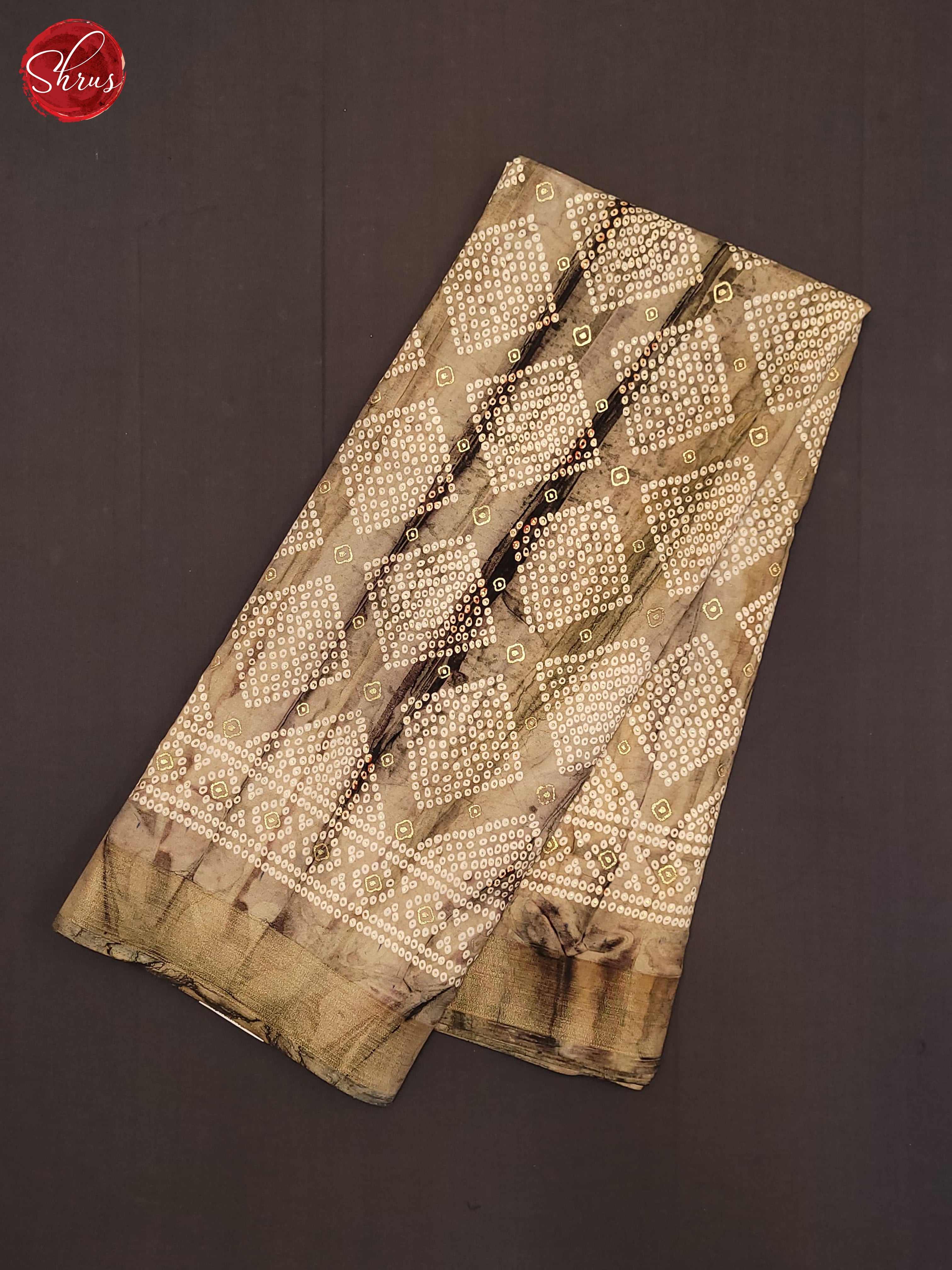 Grey(single Tone) - Semi Crepe Saree - Shop on ShrusEternity.com