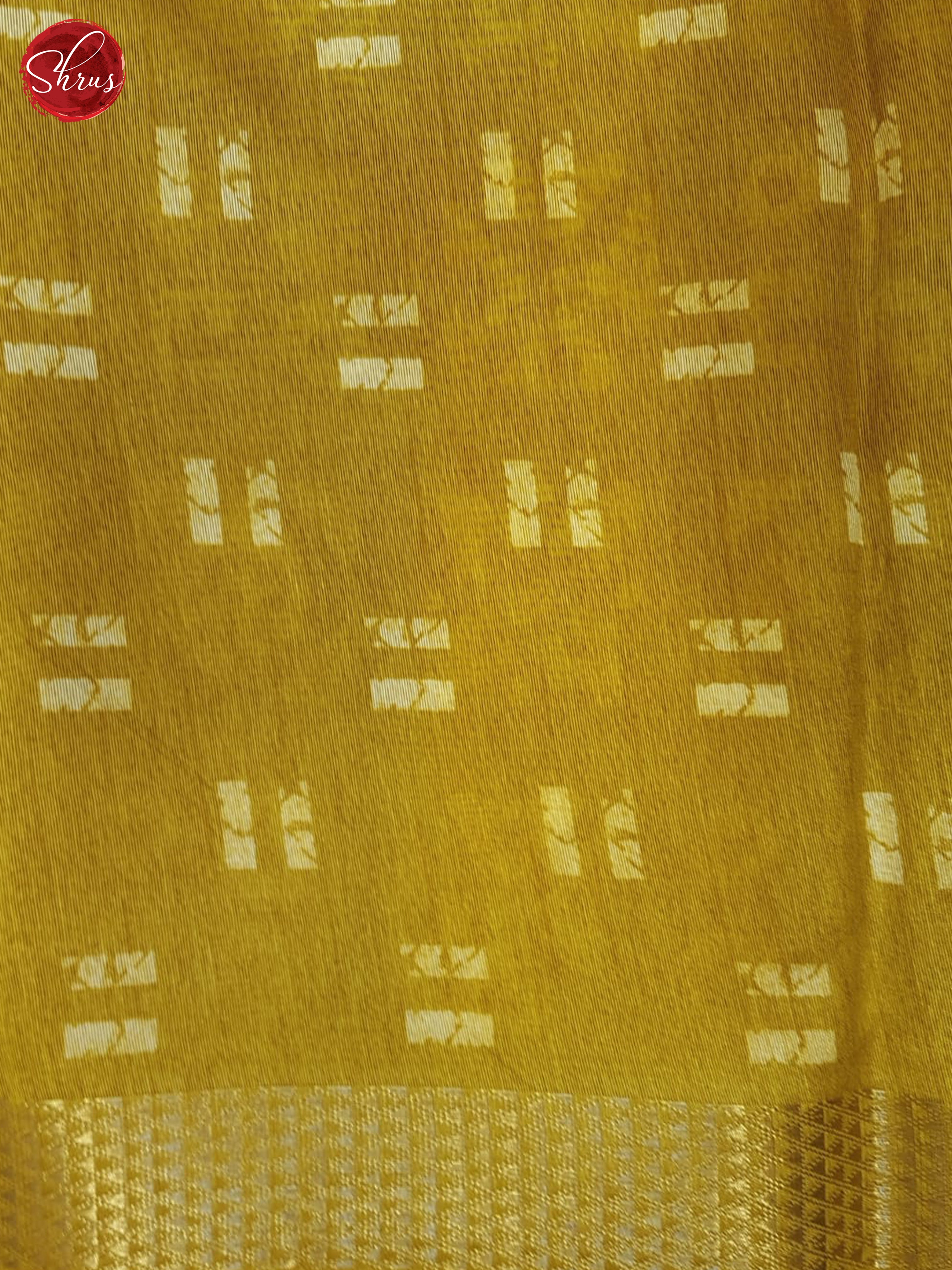 Mustard(Single tone)- Semi Matka Saree - Shop on ShrusEternity.com