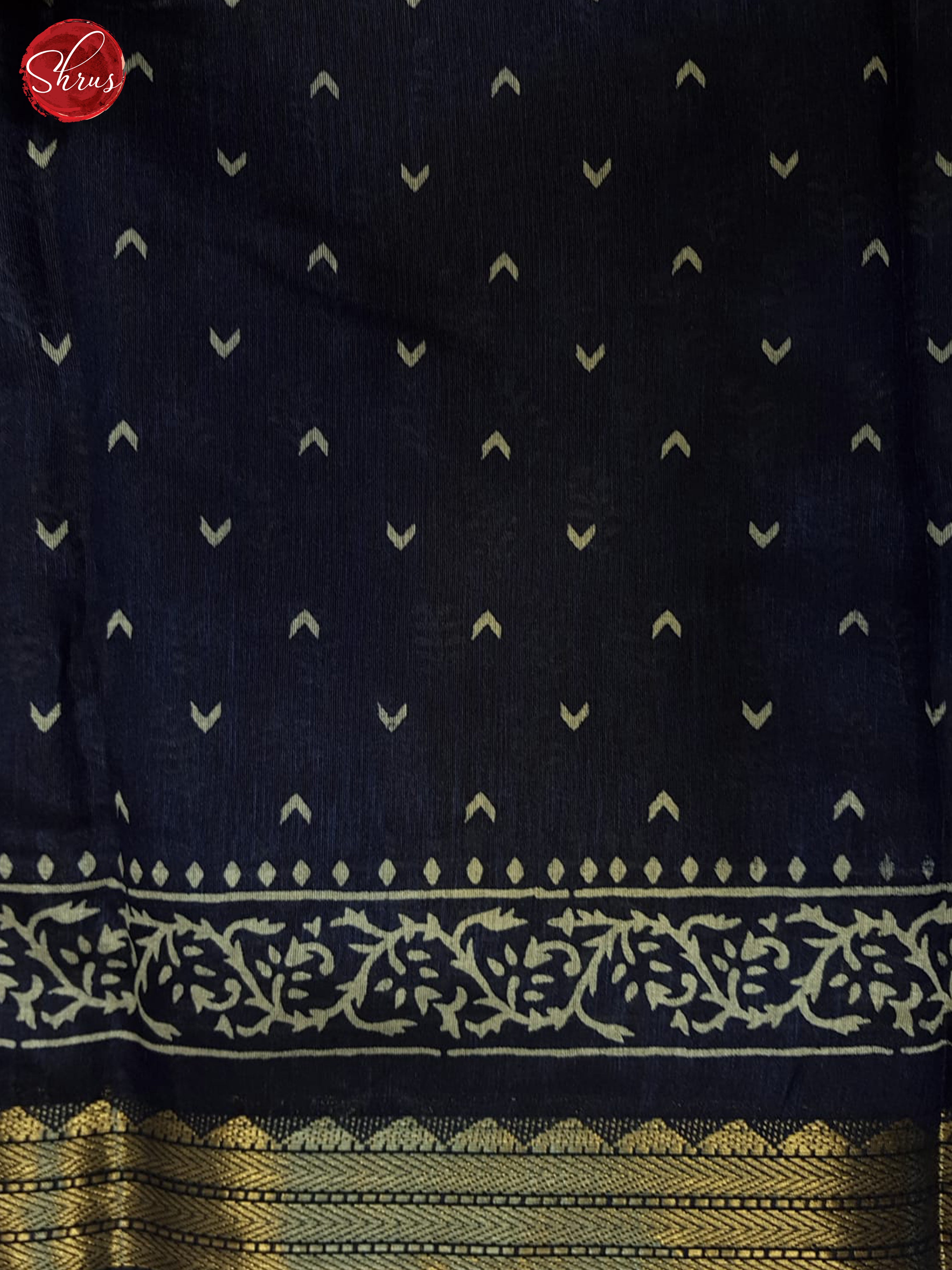 Blue(Single Tone)- Semi Matka Saree - Shop on ShrusEternity.com