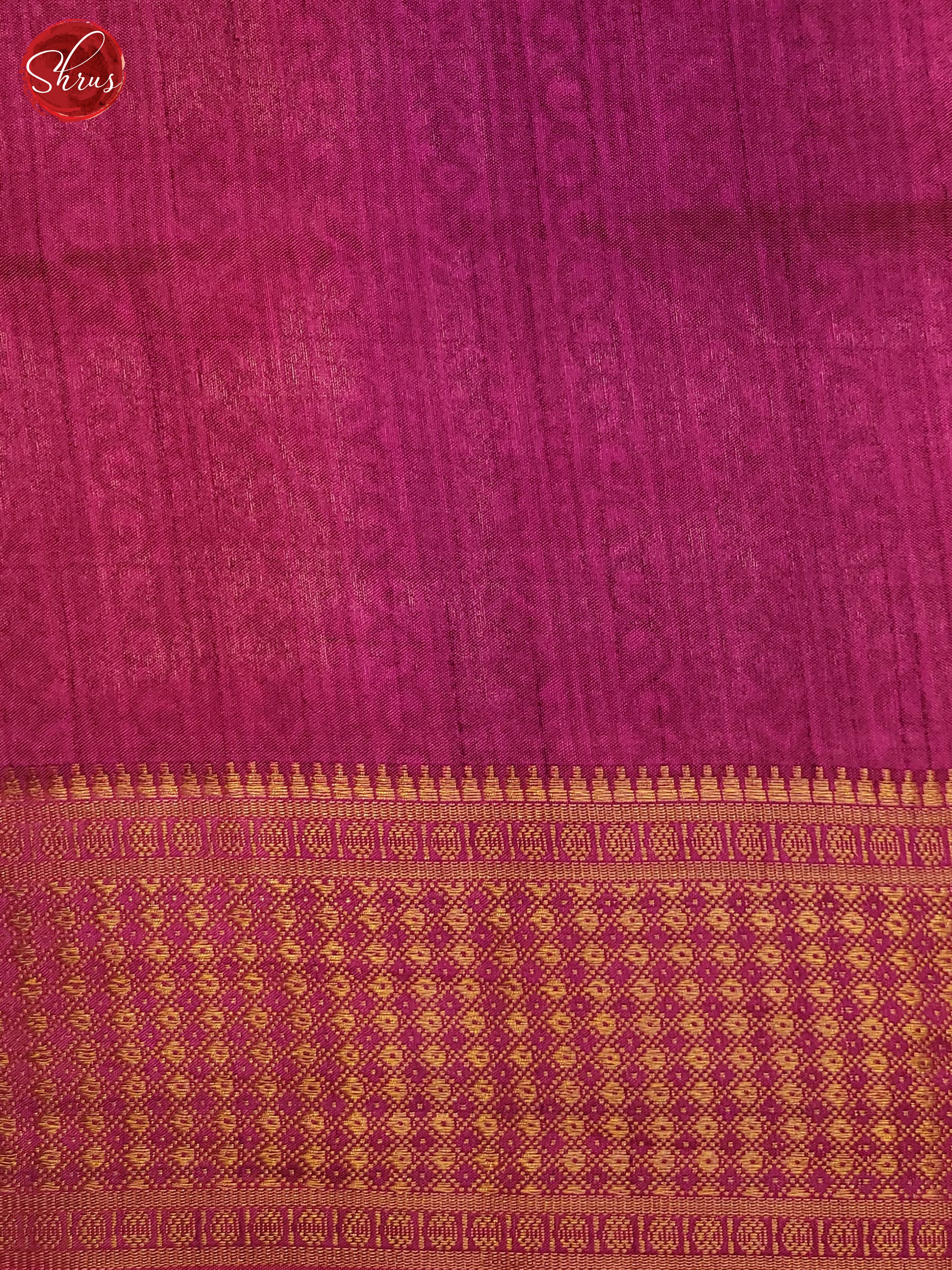 Pink & Grey - Semi Patola Saree - Shop on ShrusEternity.com