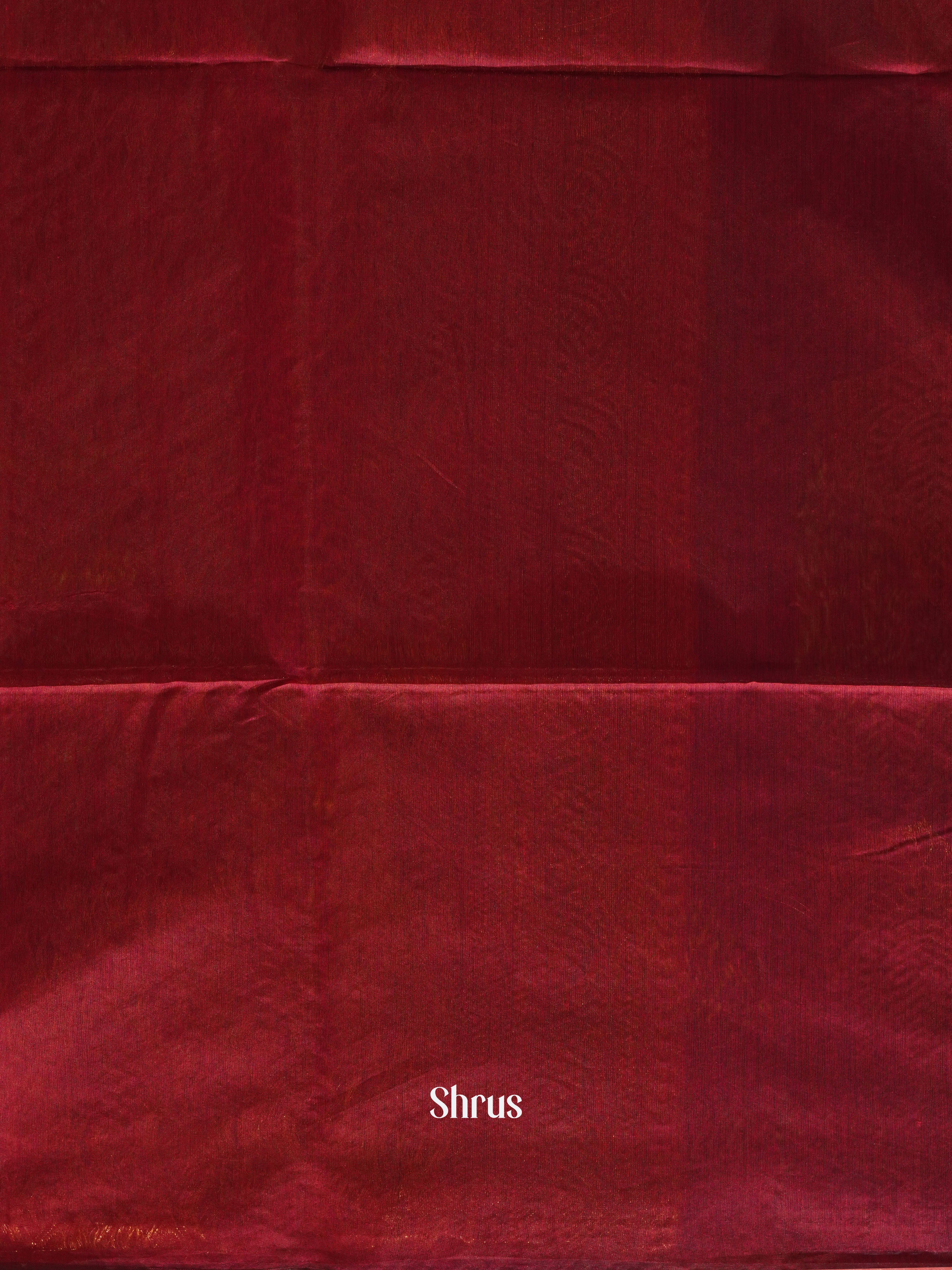 Blue & Maroon - Semi Silkcotton